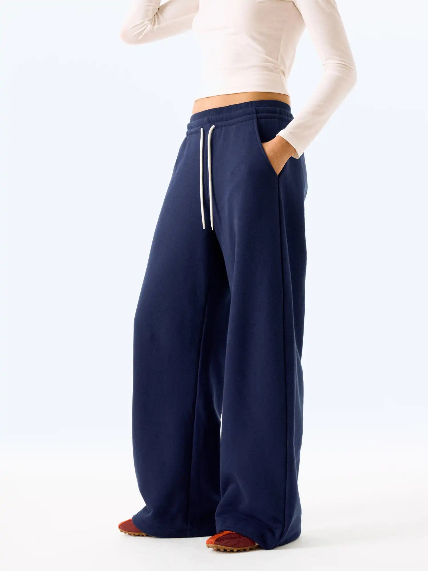 FIRST FLOOR Double-Waisted Fleece Sweatpants | Canton Collective