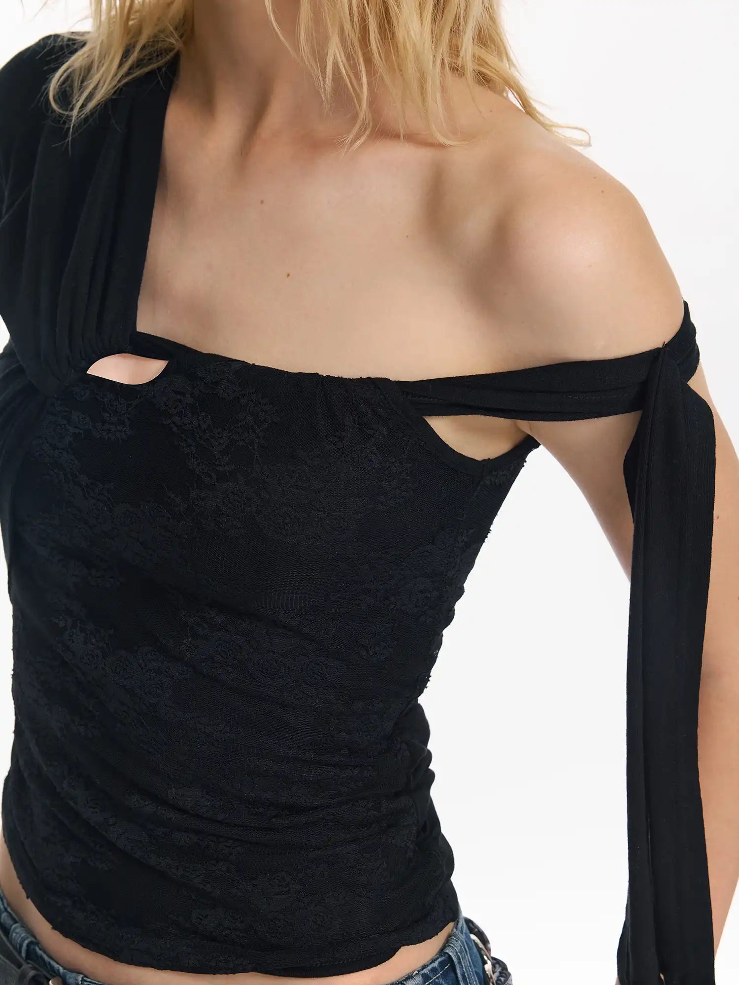 2th Desire Double Layer Lace Top | Canton Collective