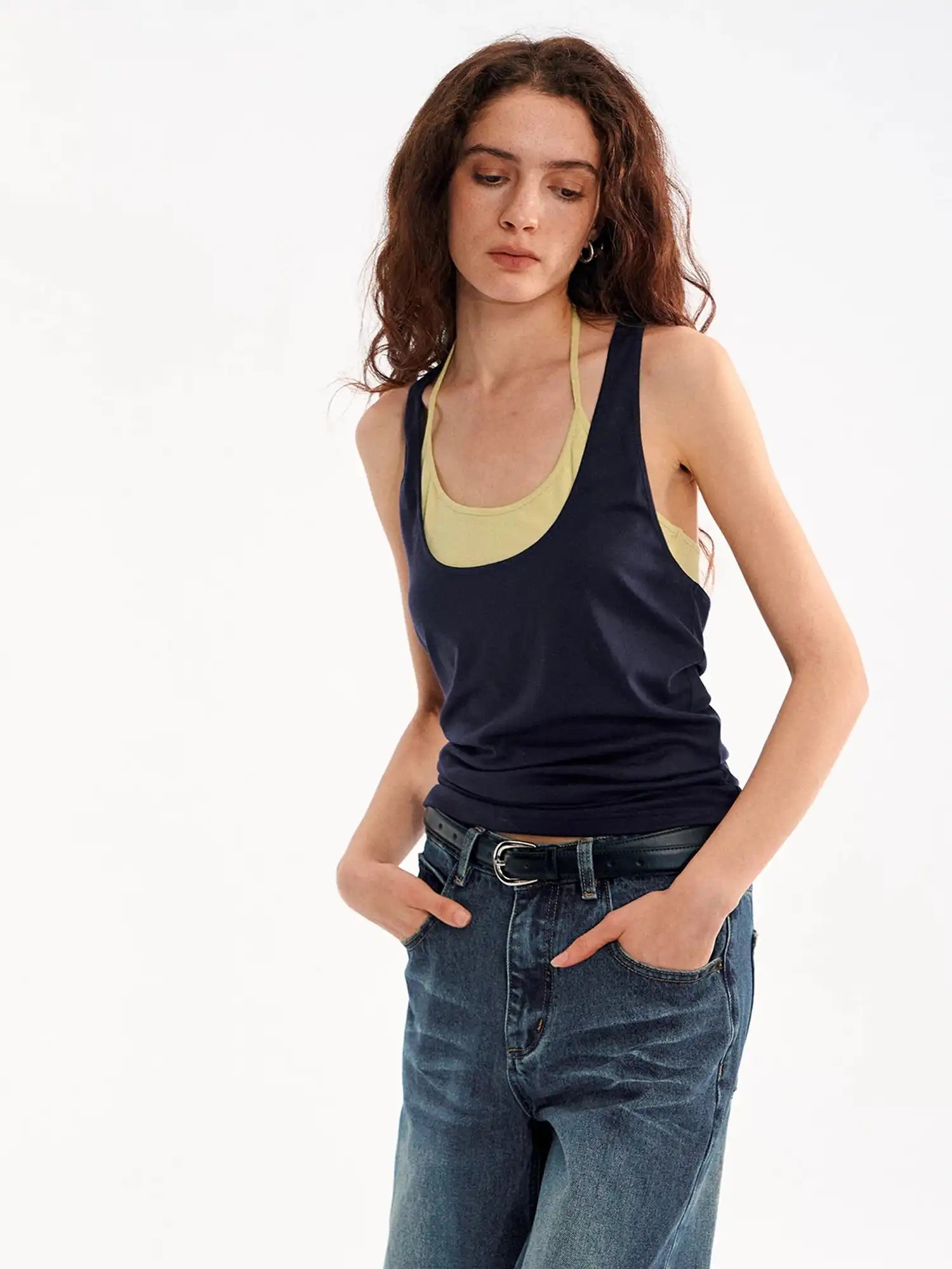 Muse Naps Double Layered Halter Tank Top | Canton Collective