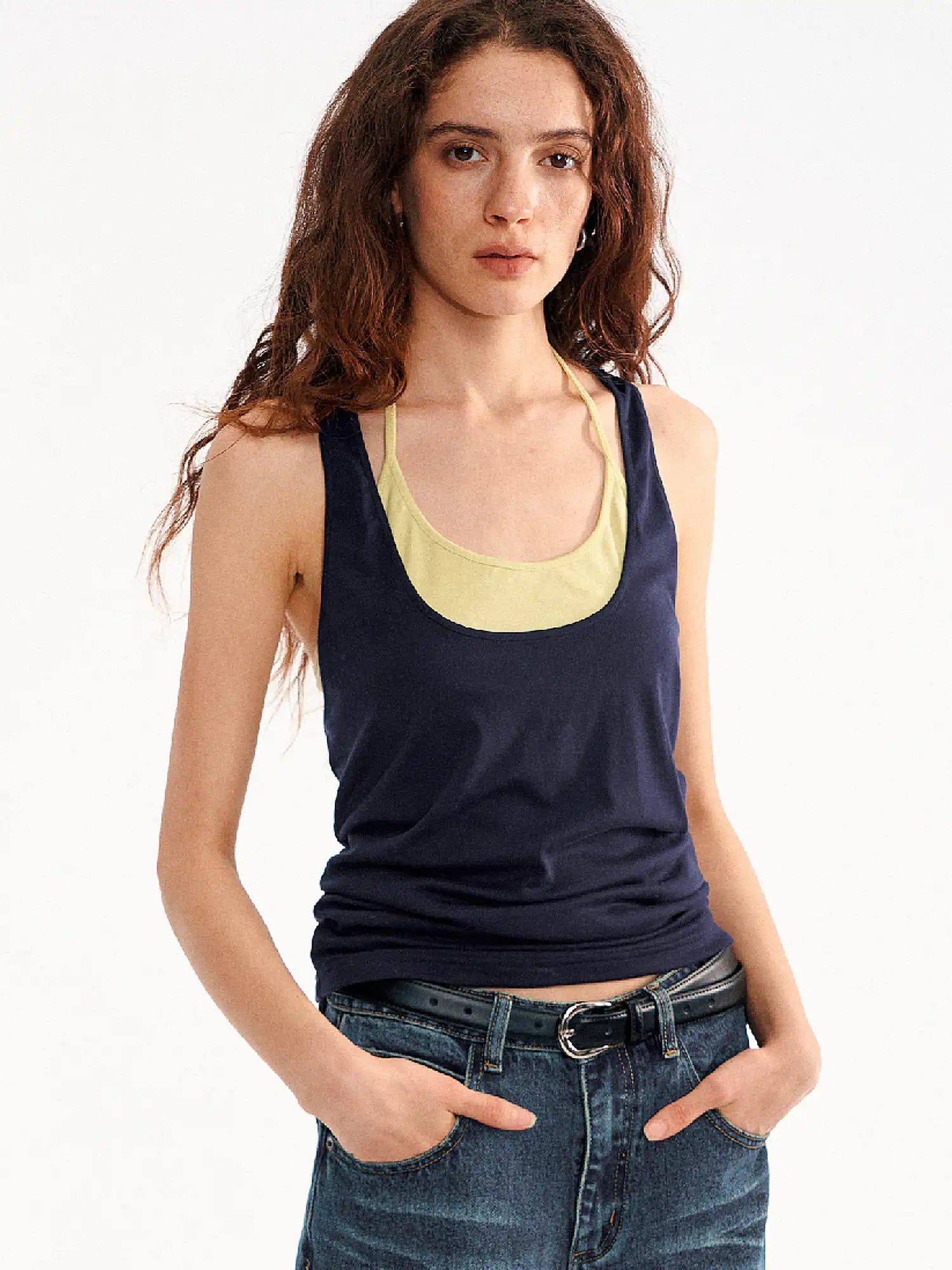 Muse Naps Double Layered Halter Tank Top | Canton Collective