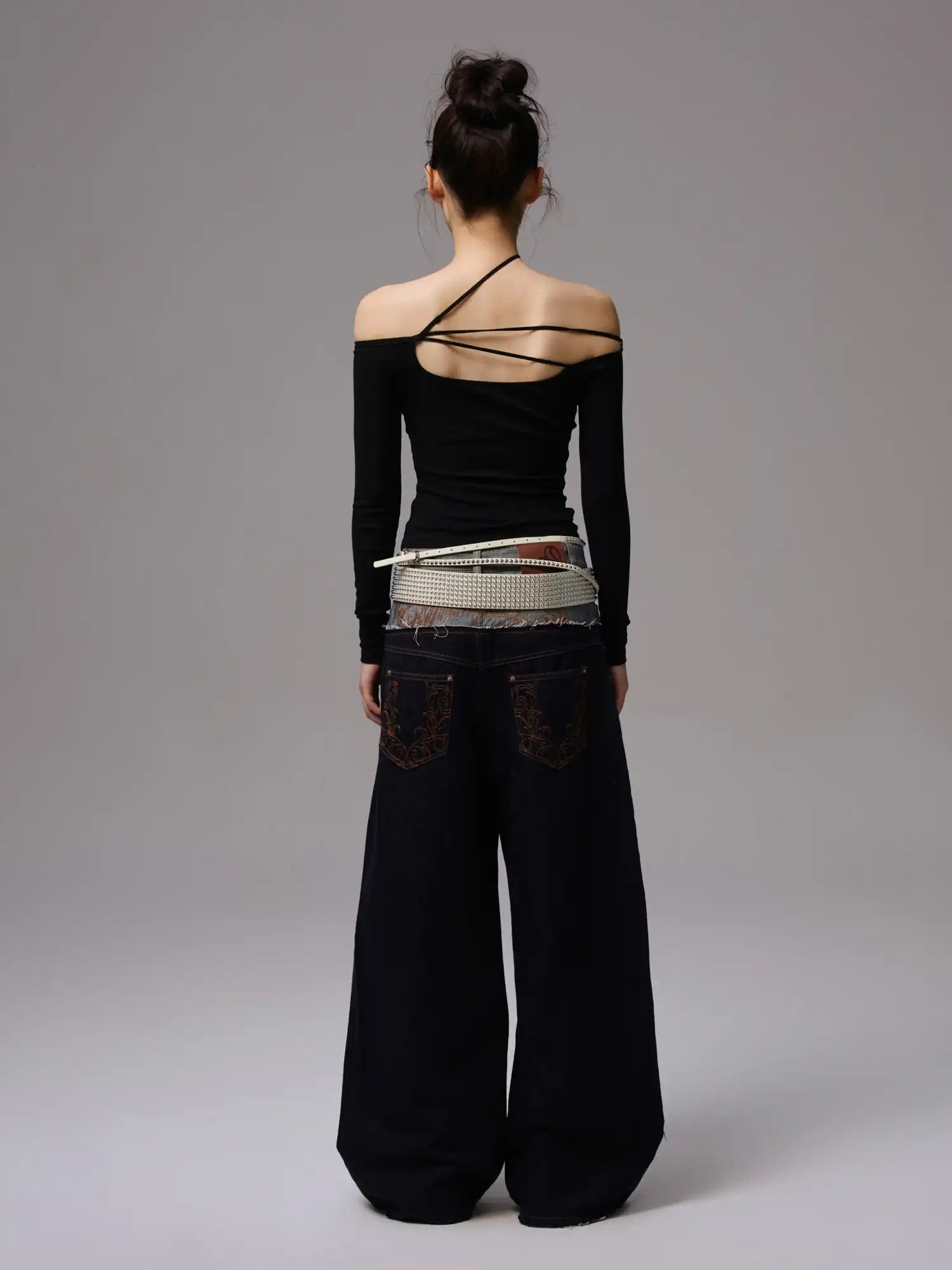 1Jinn Studio Double waistband embroidered Pant | Canton Collective