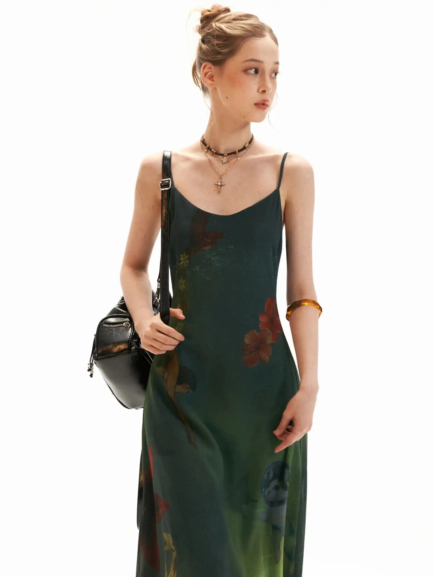 MAMC Dreamy Underwater Garden Slip Maxi Dress | Canton Collective