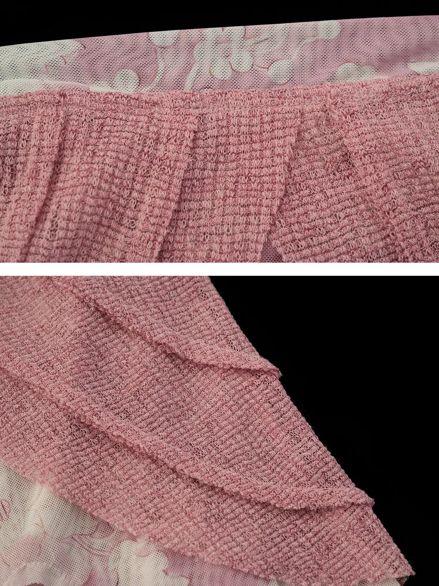 MAMC Dusty Rose Layered Gauze Bandeau Top | Canton Collective