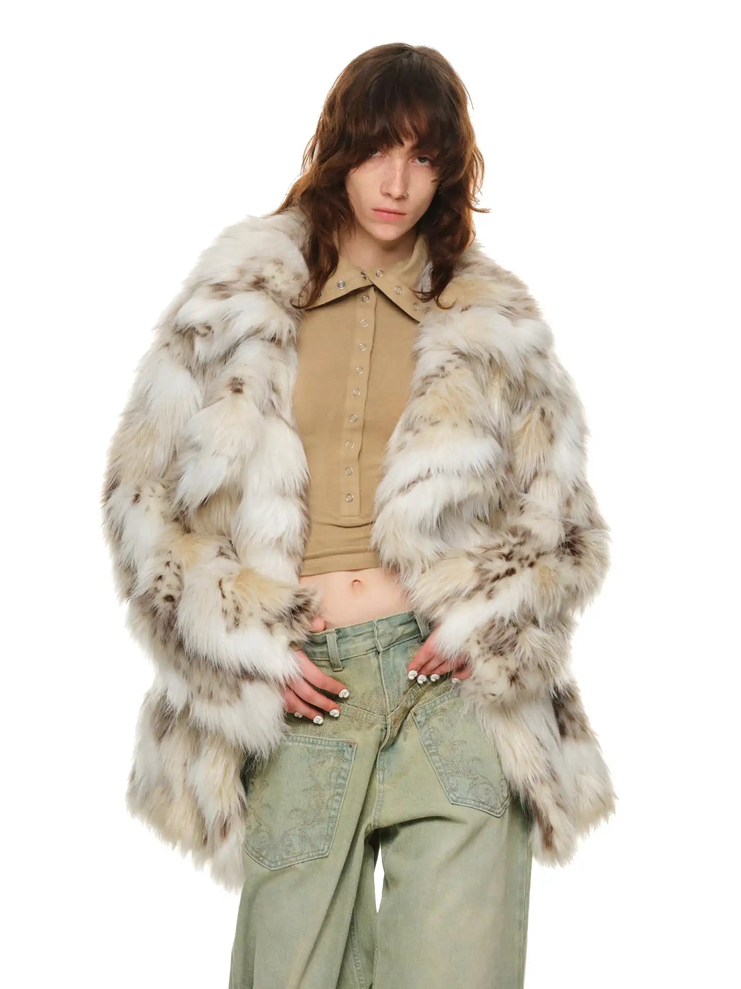 1Jinn Studio Eco-Friendly Leopard Faux Fur Coat | Canton Collective