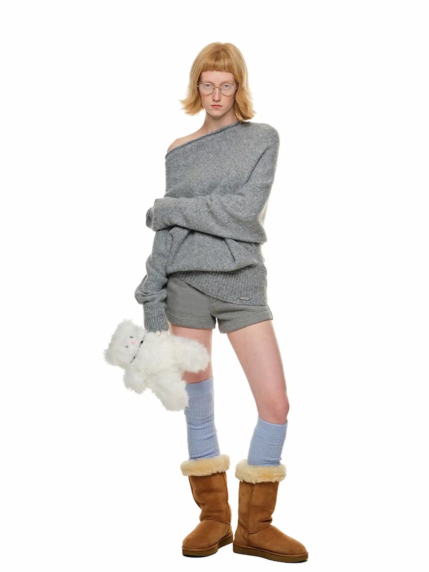 1Jinn Studio Embroidered Fleece Shorts | Canton Collective