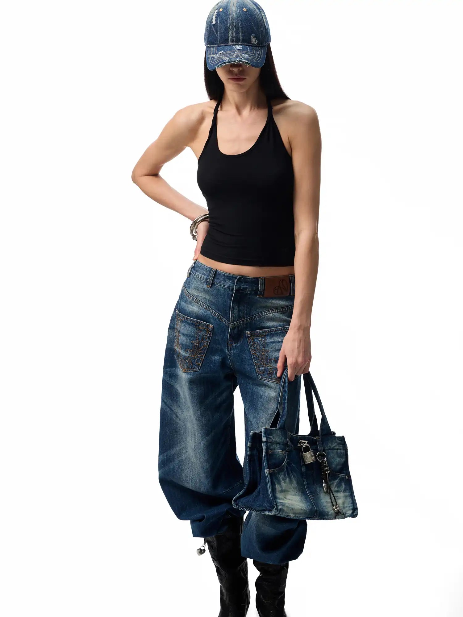 1Jinn Studio Embroidered Wide-Leg Pants | Canton Collective