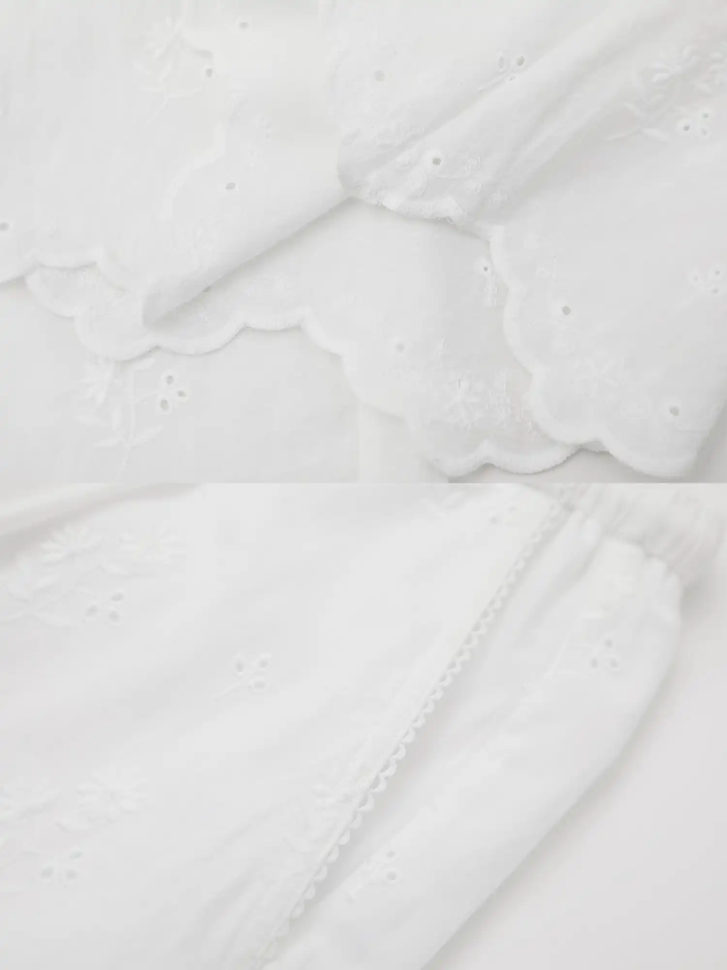 FirstFloor Eyelet Embroidered Sheer Straight Leg Pants | Canton Collective