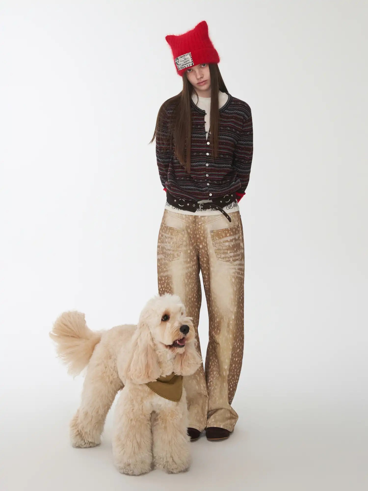 1Jinn Studio Fair Isle Drawstring Bud Cardigan | Canton Collective