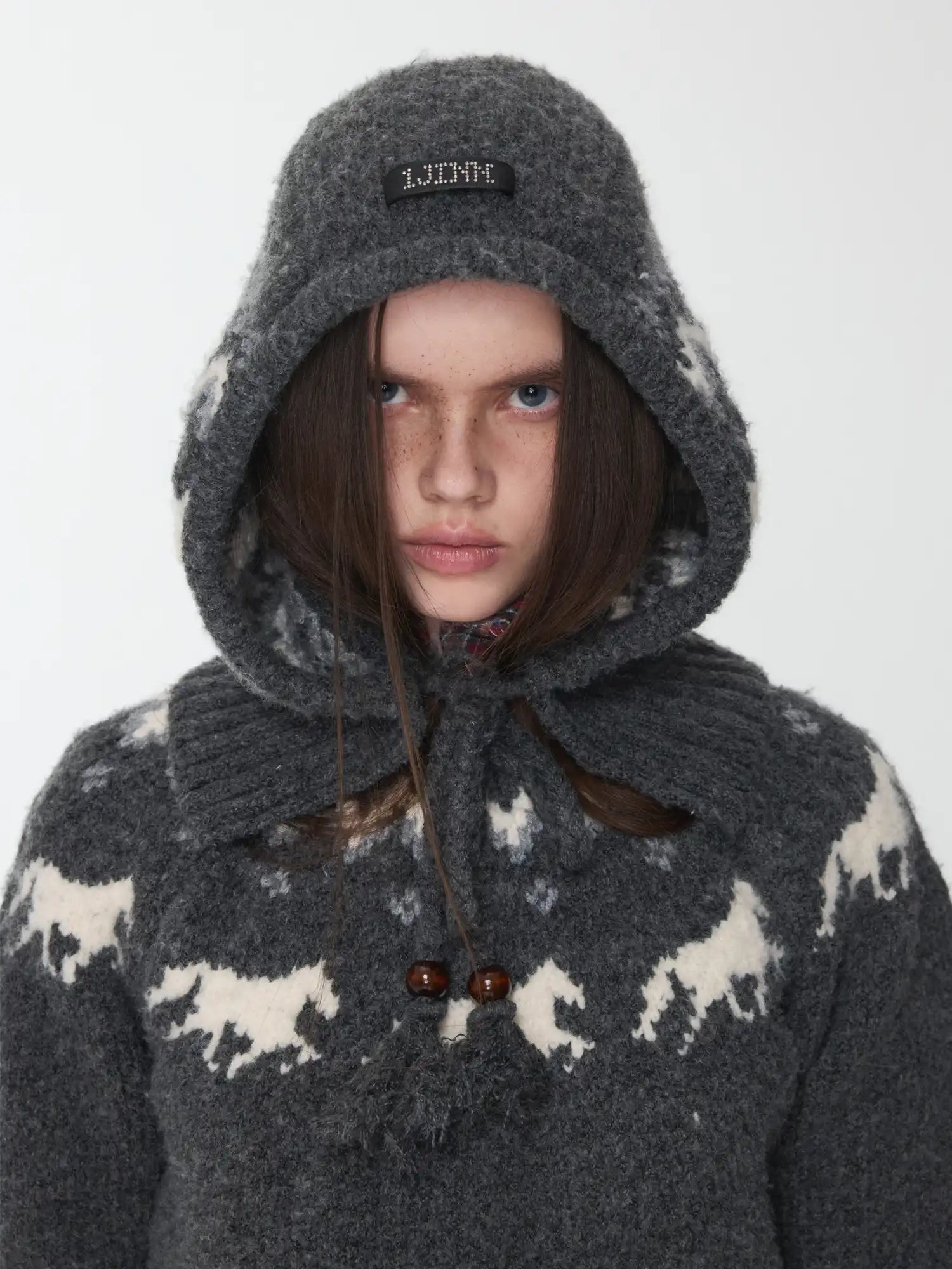 1Jinn Studio Fair Isle Pony  Balaclava | Canton Collective