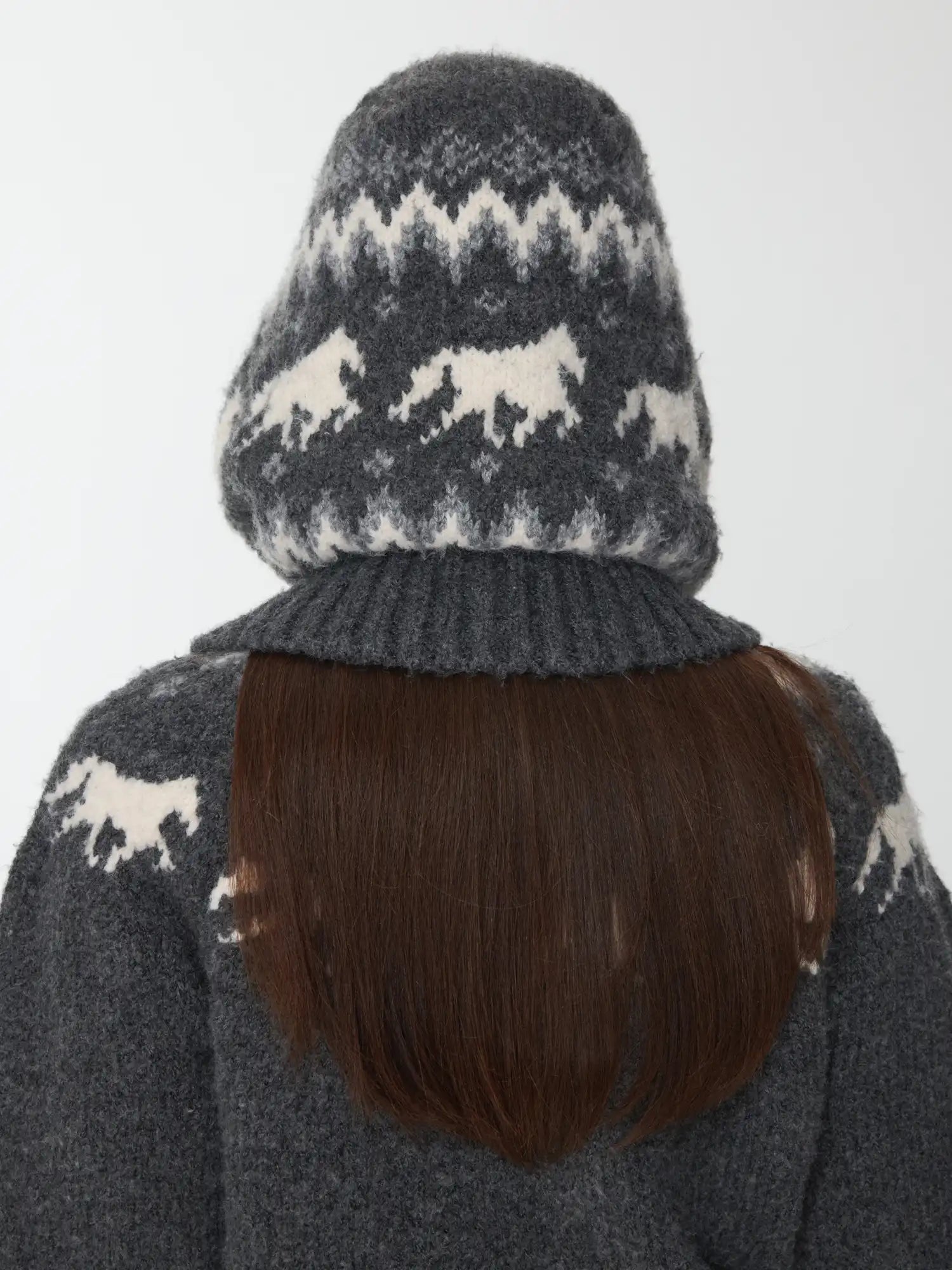 1Jinn Studio Fair Isle Pony  Balaclava | Canton Collective