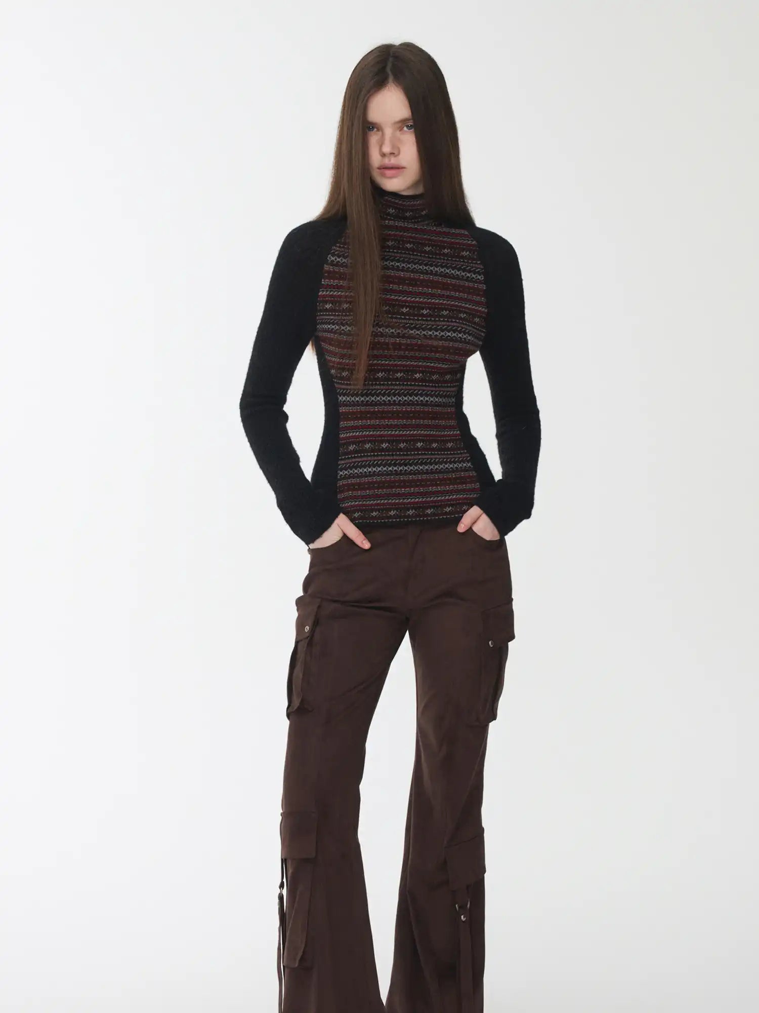 1Jinn Studio Fair Isle Turtleneck Sweater | Canton Collective