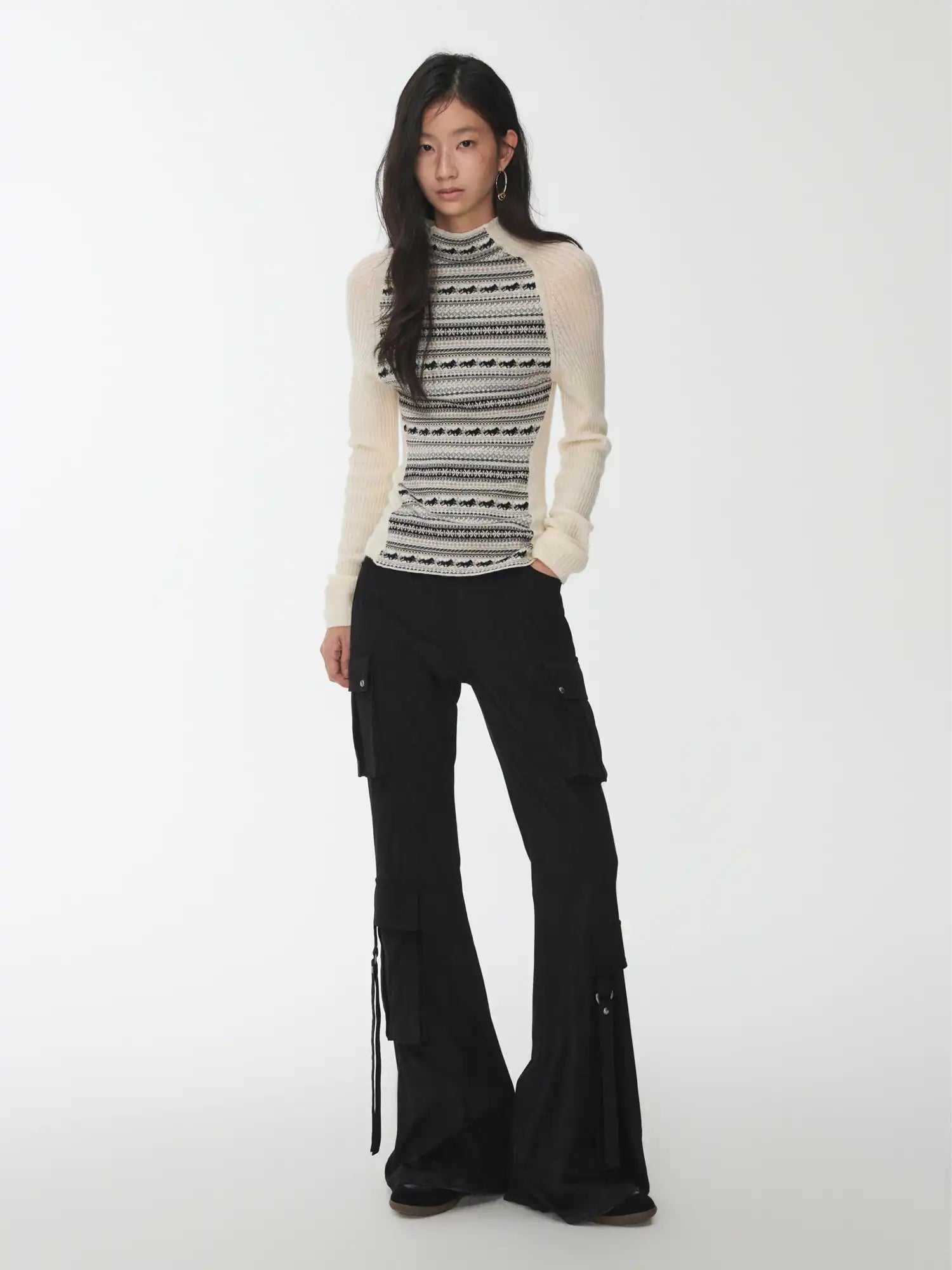 1Jinn Studio Fair Isle Turtleneck Sweater | Canton Collective