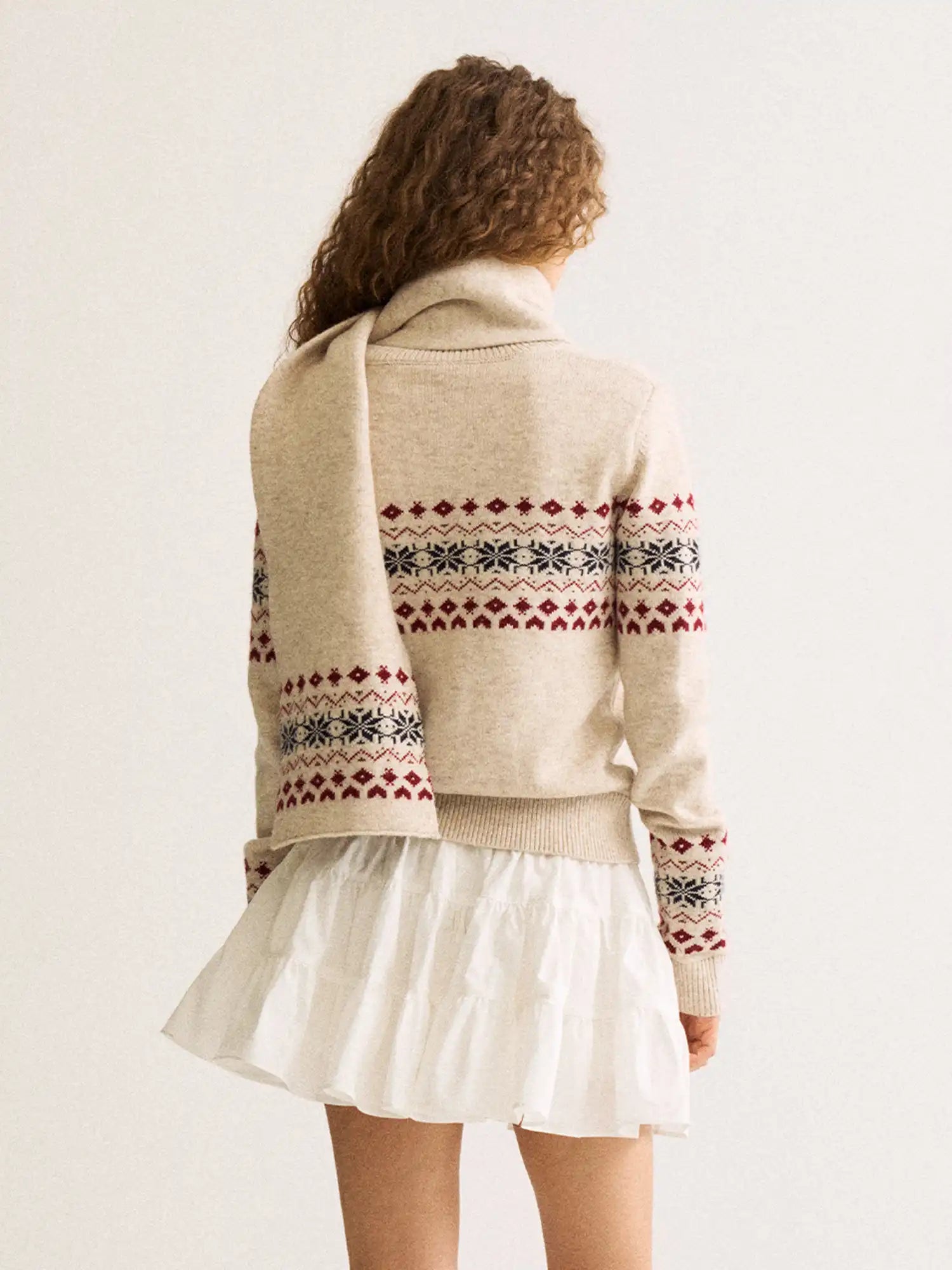 FirstFloor Fair Isle V-Neck Sweater | Canton Collective