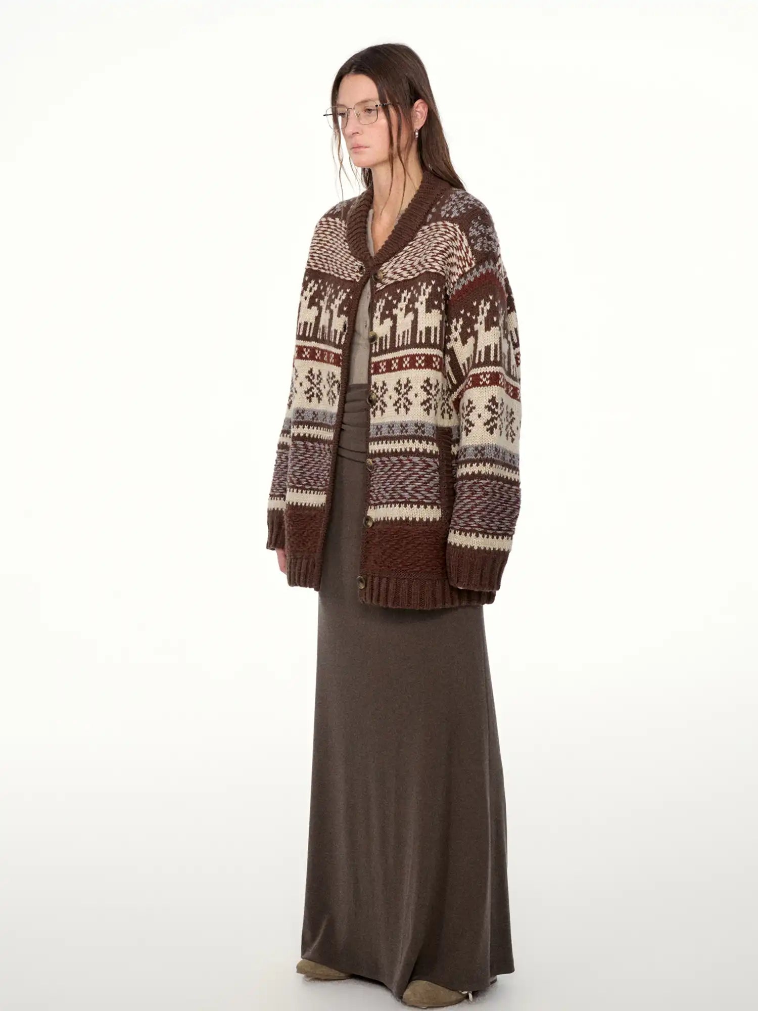 FIRST FLOOR Fair Isle Wool Cardigan | Canton Collective