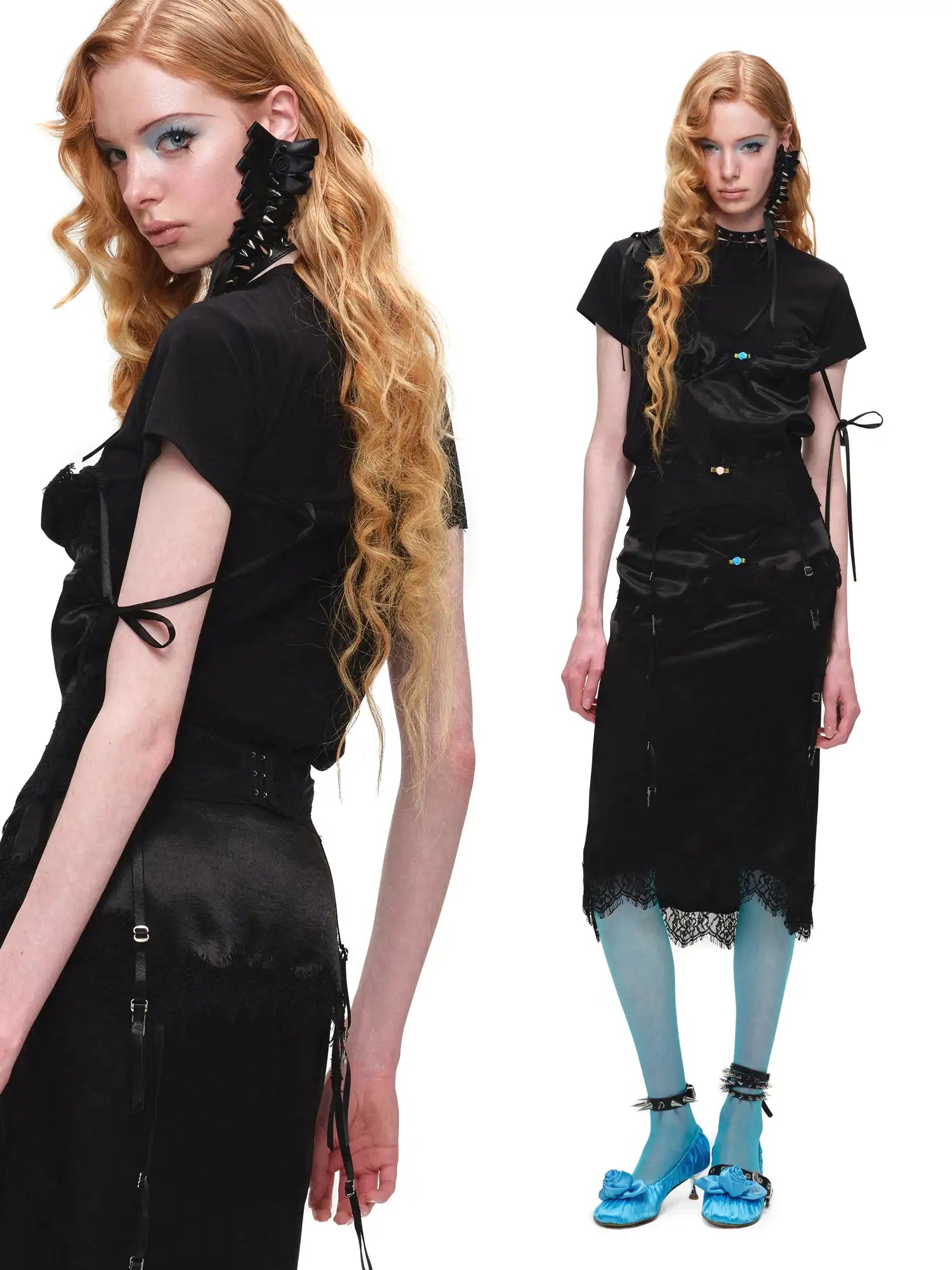 1Jinn Studio Faux-Layered Lace Cami Short Sleeve Tee | Canton Collective