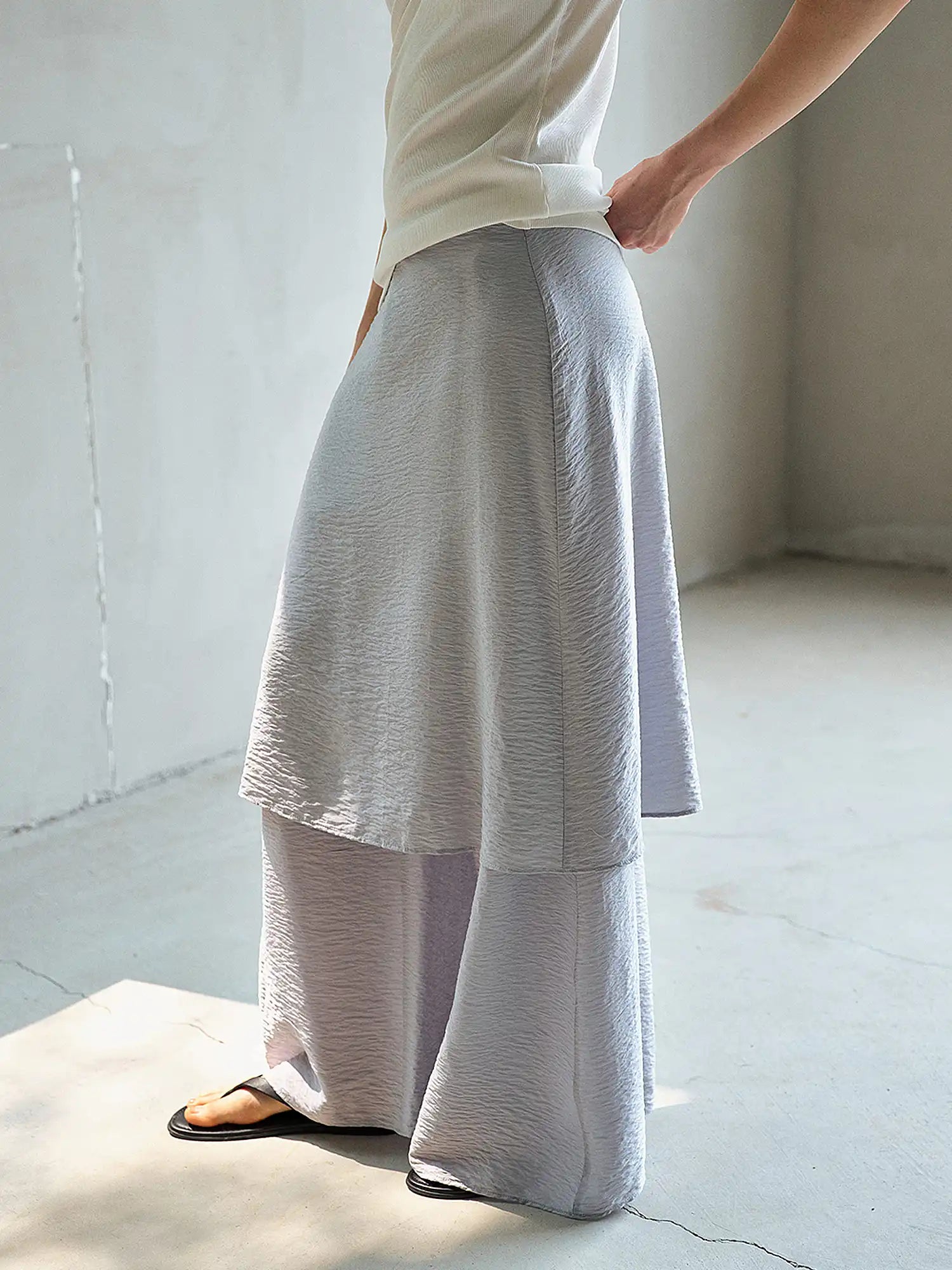 CantonCollective Design Faux Two-Piece Wide Leg Skirt Pants | Canton Collective