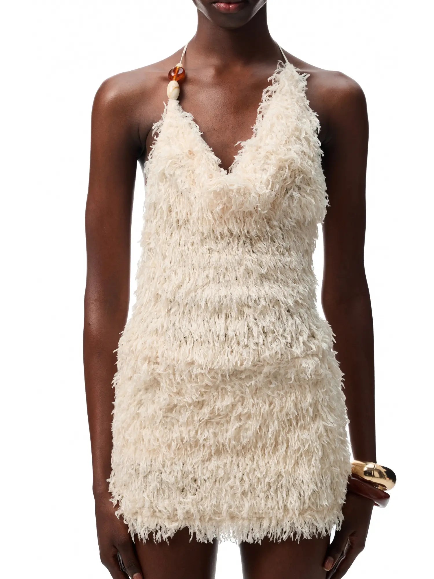 1Jinn Studio Feather Mini Skirt | Canton Collective