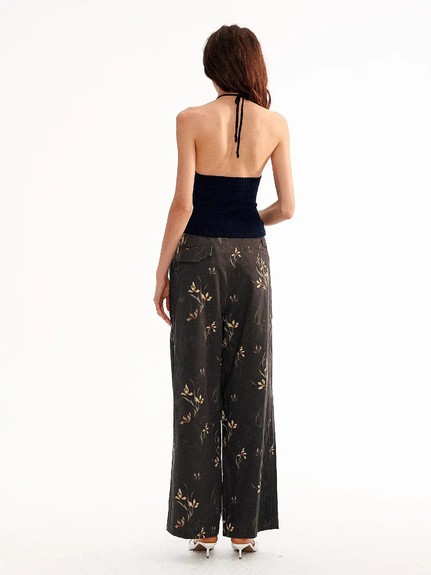 Muse Naps Floral Granny Square Crochet Halter Top | Canton Collective