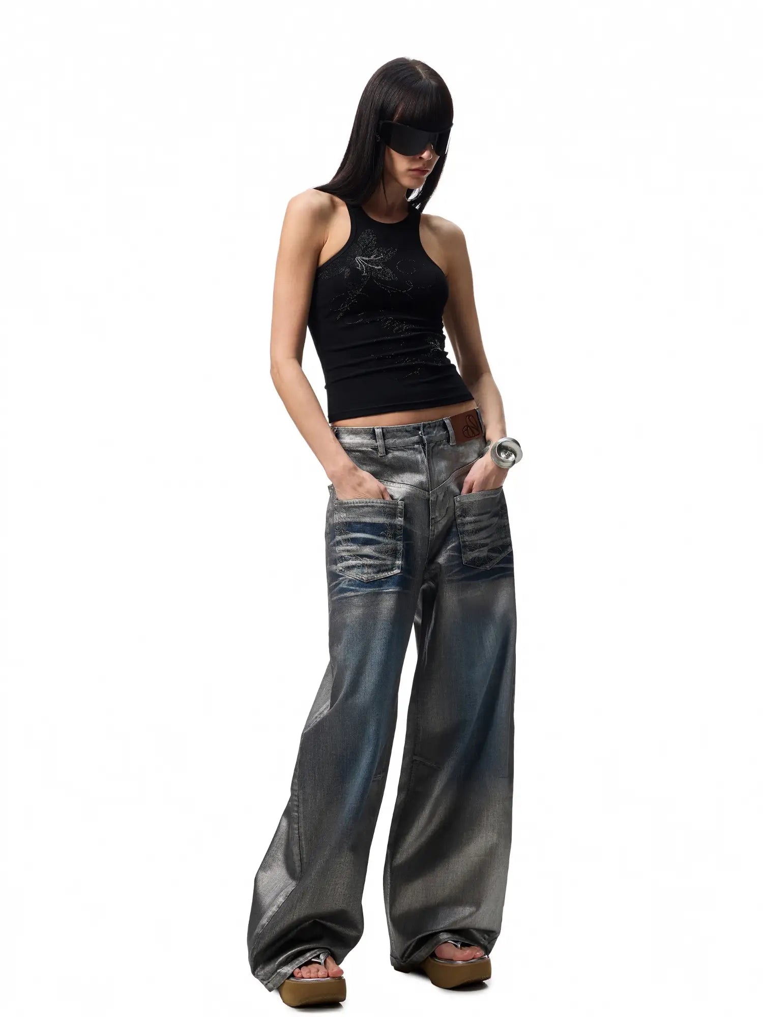 1Jinn Studio Foil Denim Jeans | Canton Collective