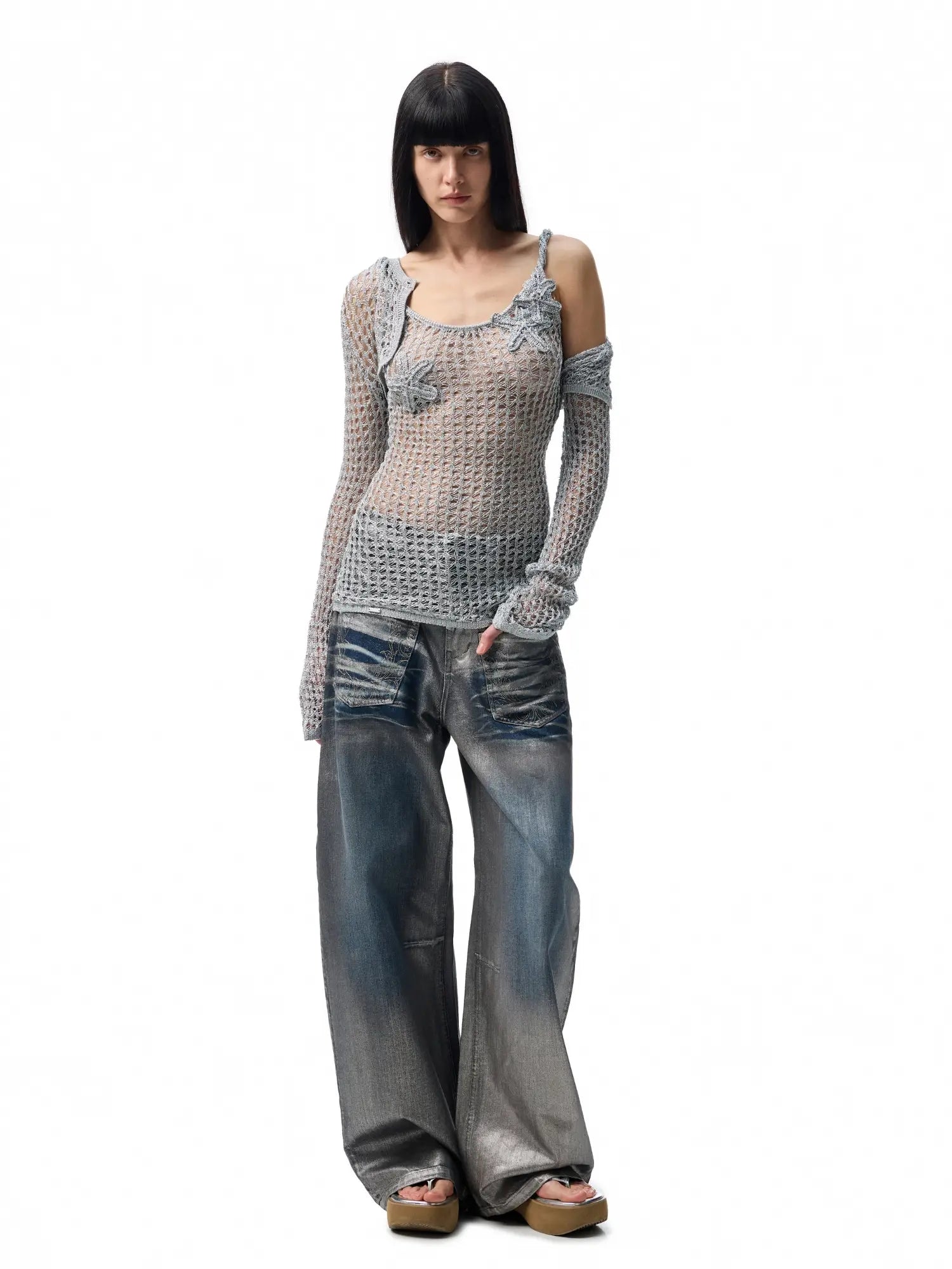1Jinn Studio Foil Denim Jeans | Canton Collective