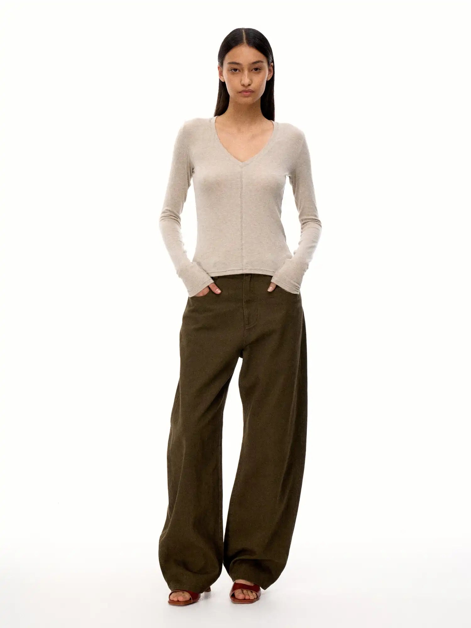 FirstFloor French Style Cotton Baggy Cargo Pants | Canton Collective