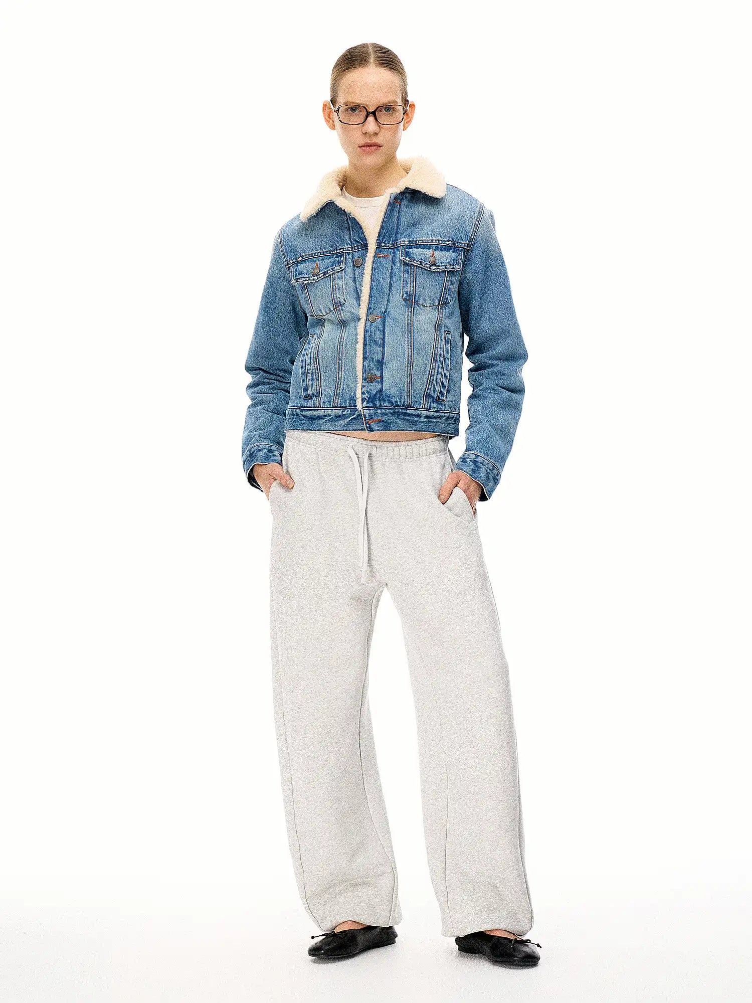 FirstFloor Fur Collar Classic Denim Jacket | Canton Collective