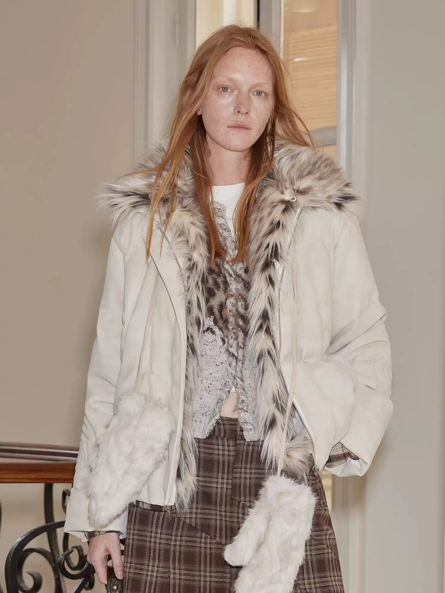 2th Desire Fur Collar Quilted Down Jacket | Canton Collective