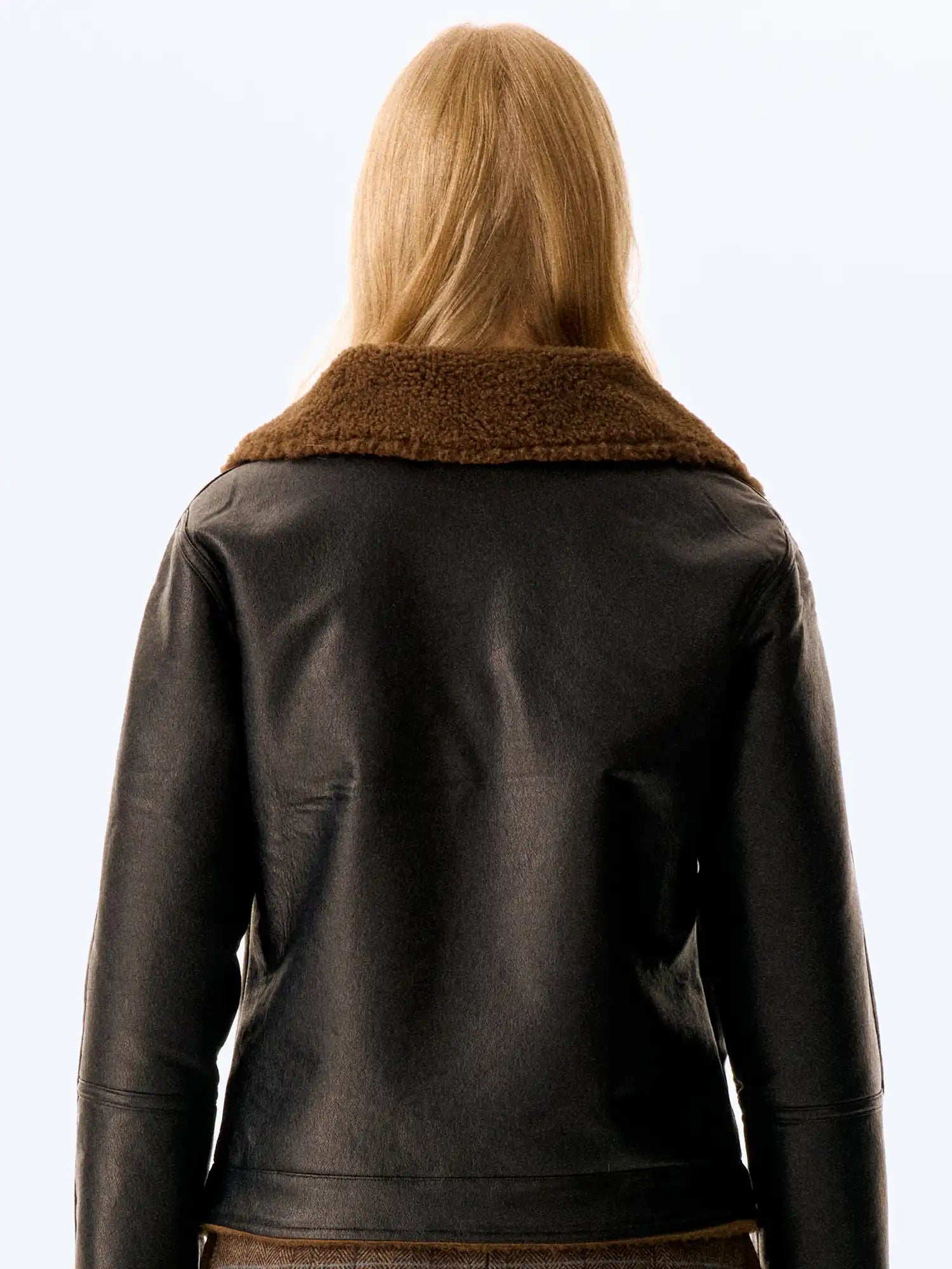 FIRST FLOOR Fur Fitted Coat | Canton Collective