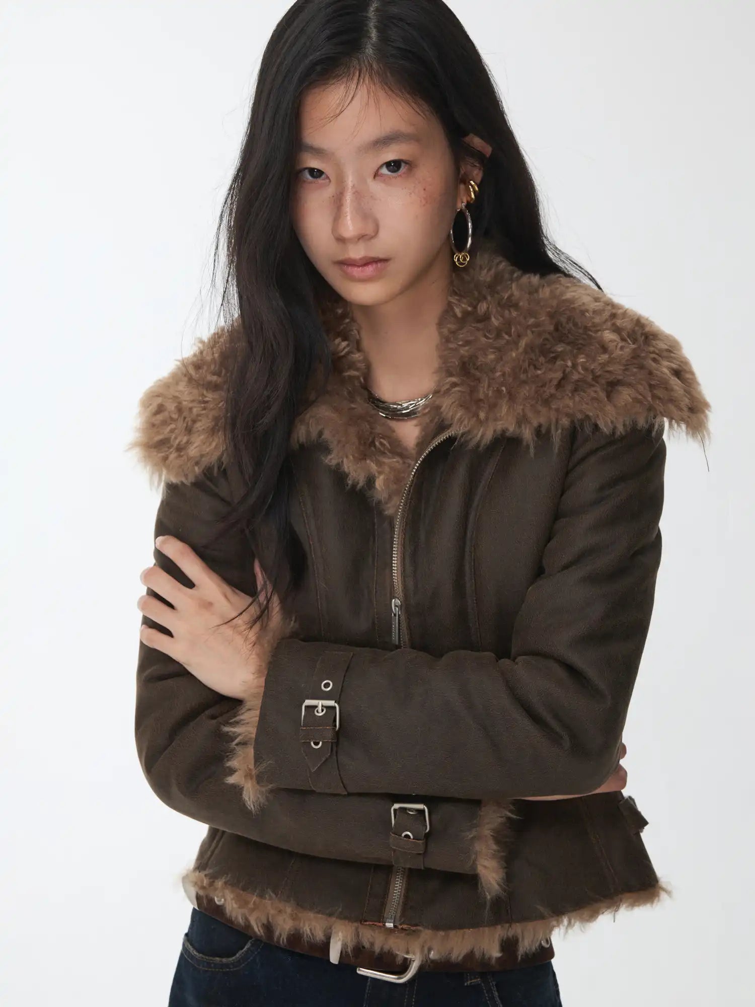 1Jinn Studio Fur Lapel Jacket | Canton Collective