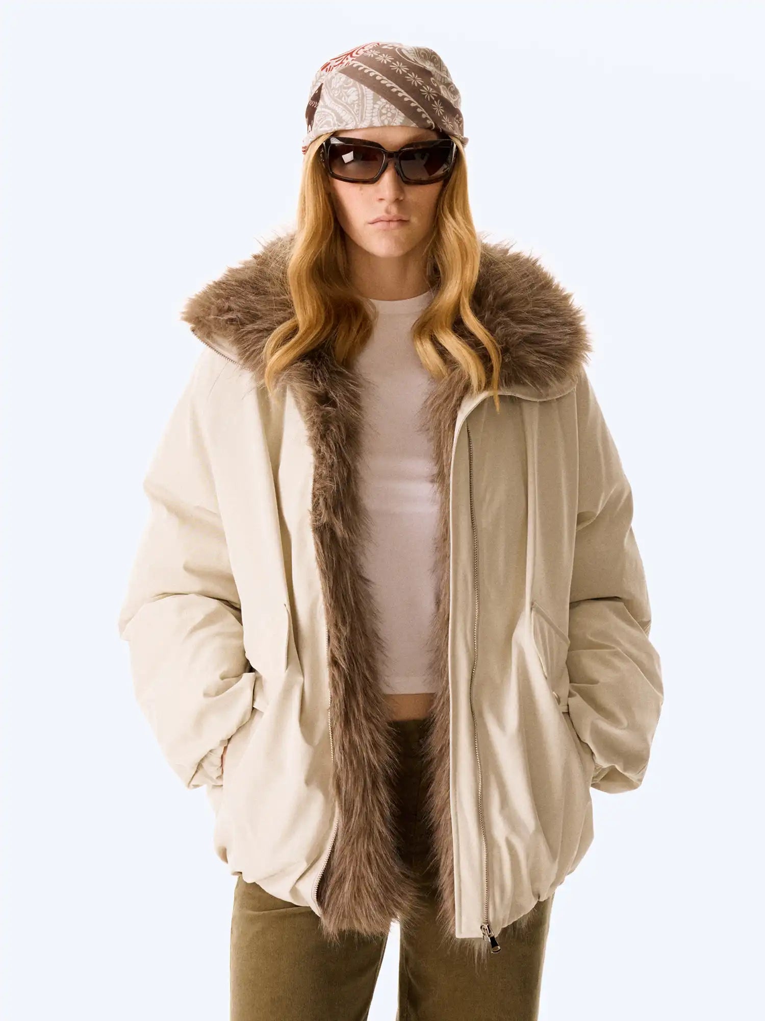 FIRST FLOOR Fur Parka Coat | Canton Collective