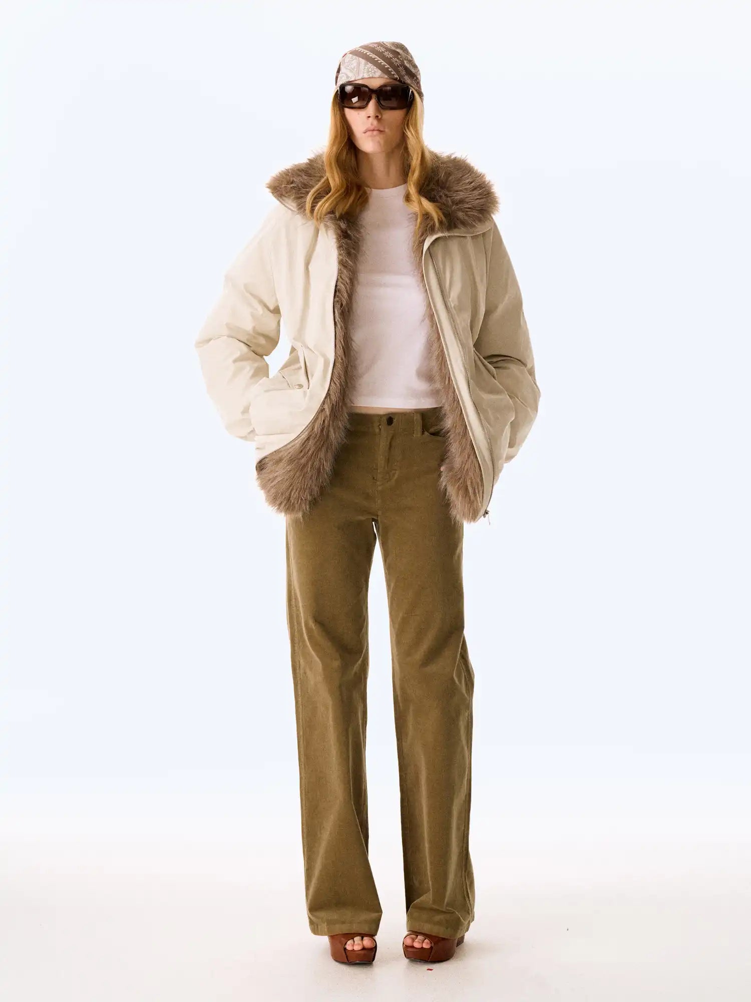 FIRST FLOOR Fur Parka Coat | Canton Collective