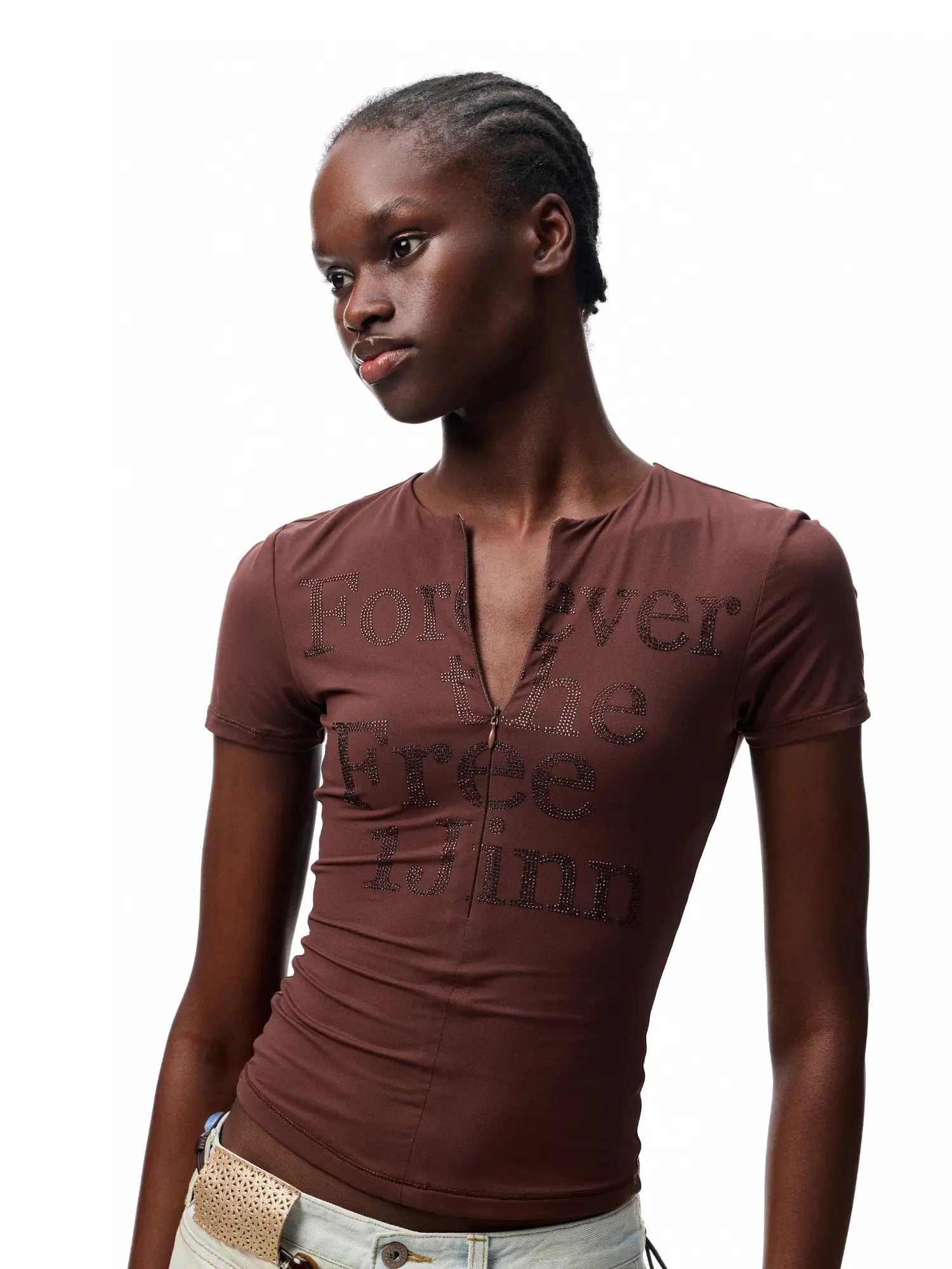 1Jinn Studio Feather Halter Top | Canton Collective