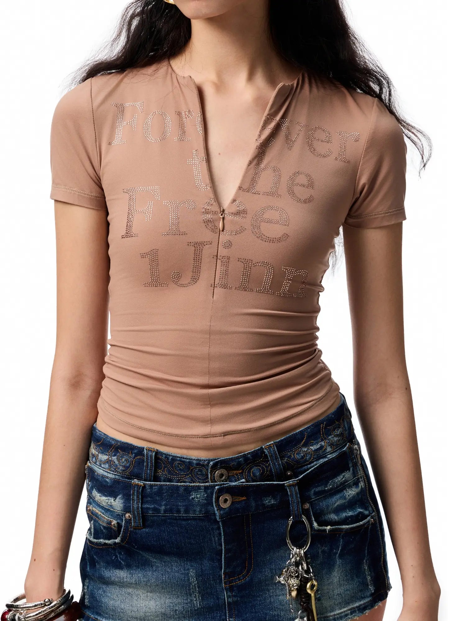 1Jinn Studio Feather Halter Top | Canton Collective