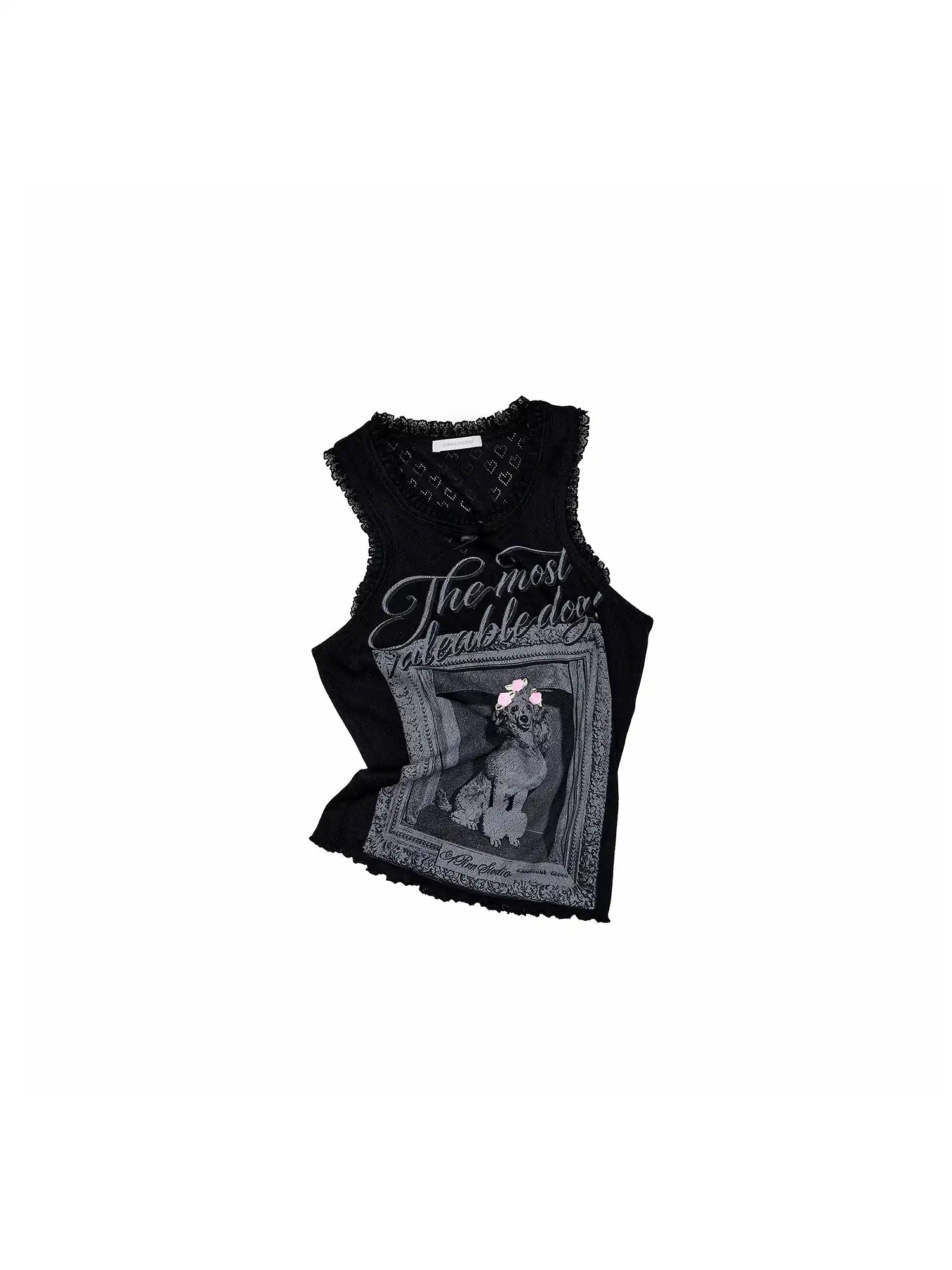 1Jinn Studio Gothic Dog Frame Racerback Tank Top | Canton Collective