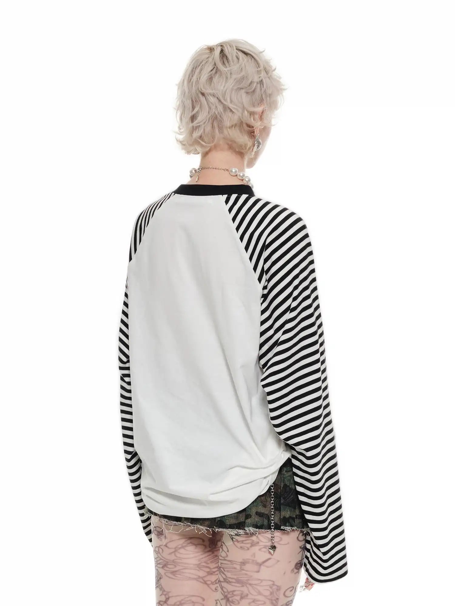 1Jinn Studio Graphic Stripes Long Sleeve Top | Canton Collective