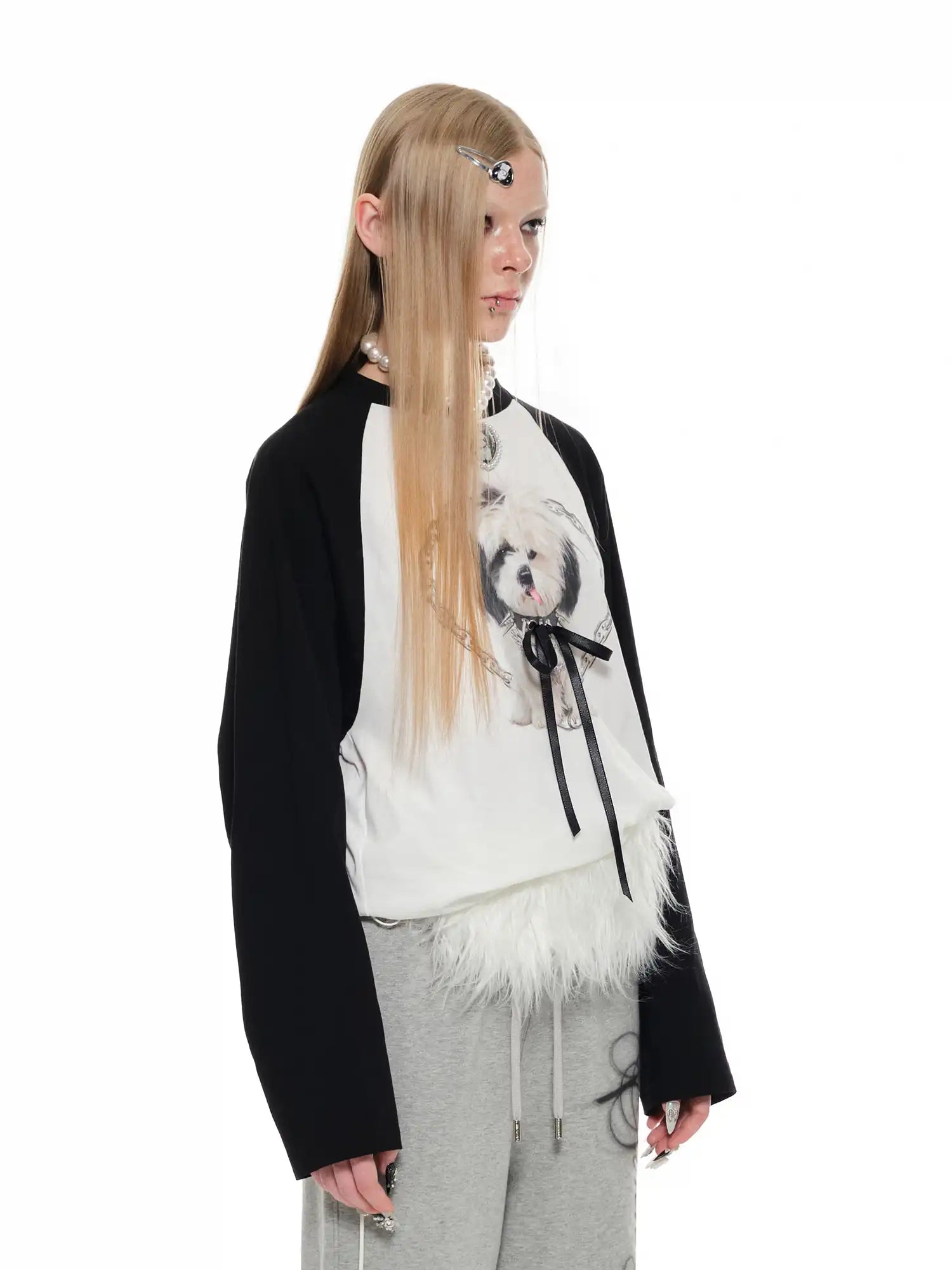 1Jinn Studio Graphic Stripes Long Sleeve Top | Canton Collective