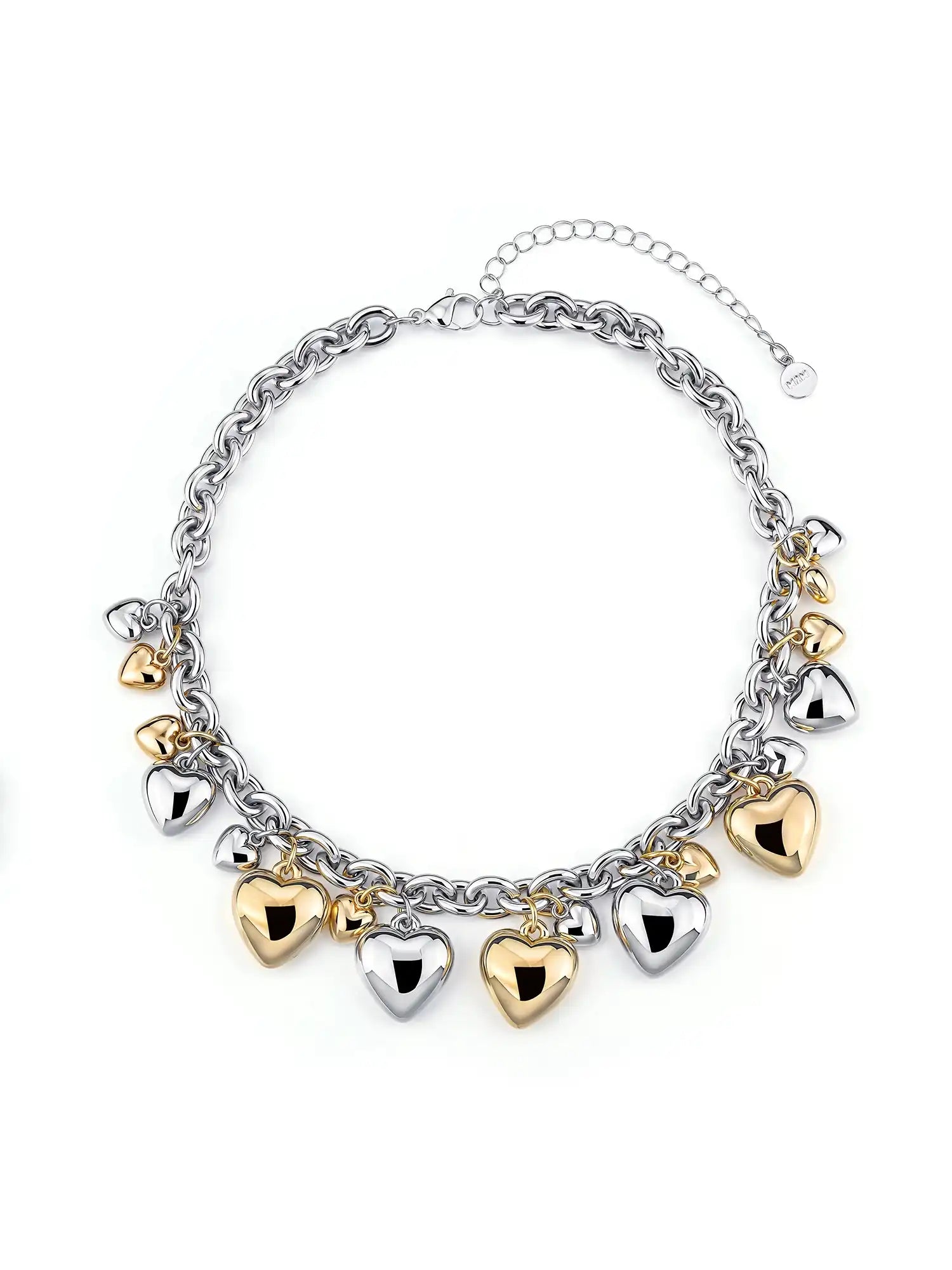 1Jinn M2M Heart-Shaped Pendant Choker | Canton Collective