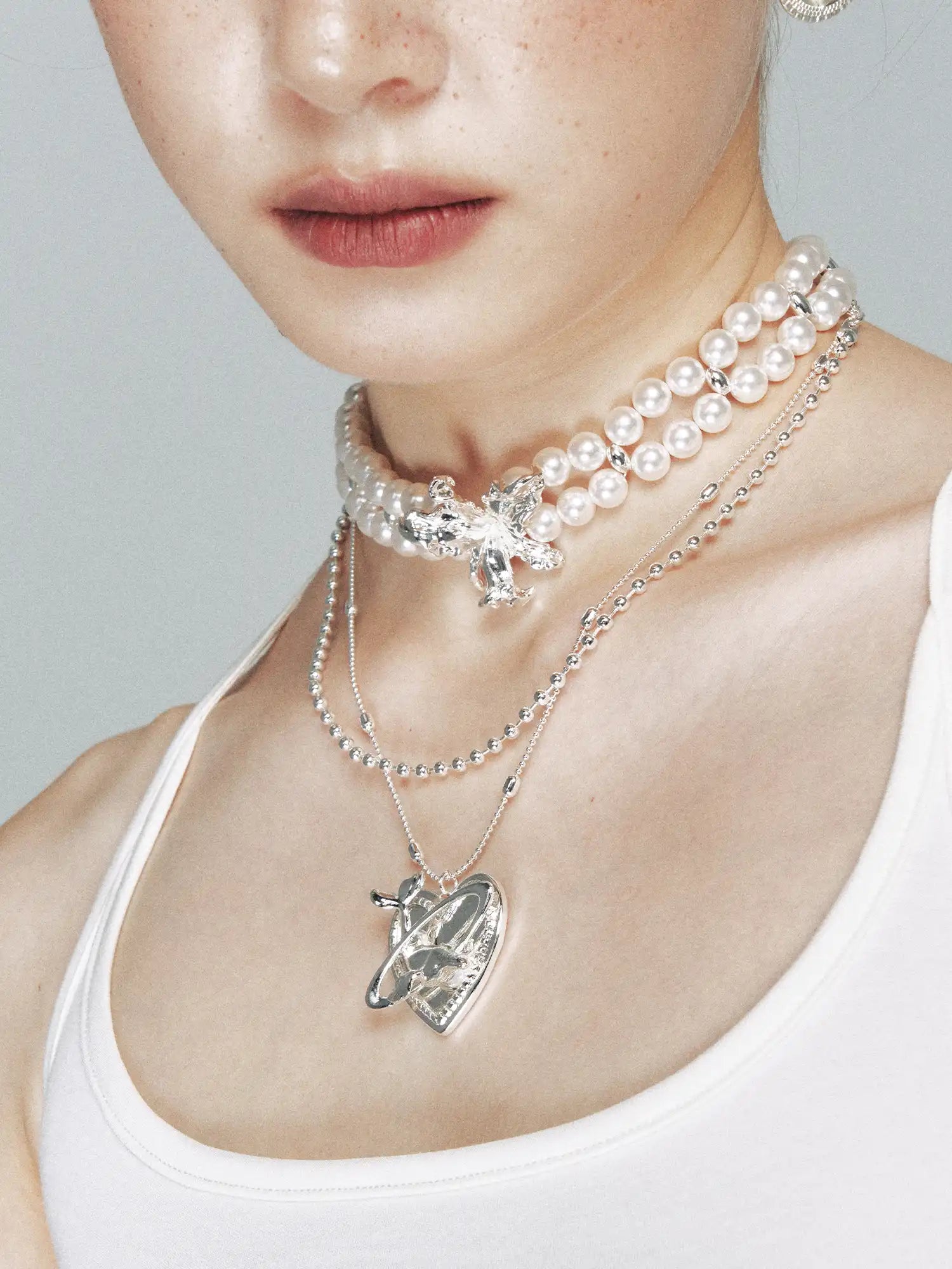 1Jinn M2M Heart Dolphin Pendant Necklace | Canton Collective