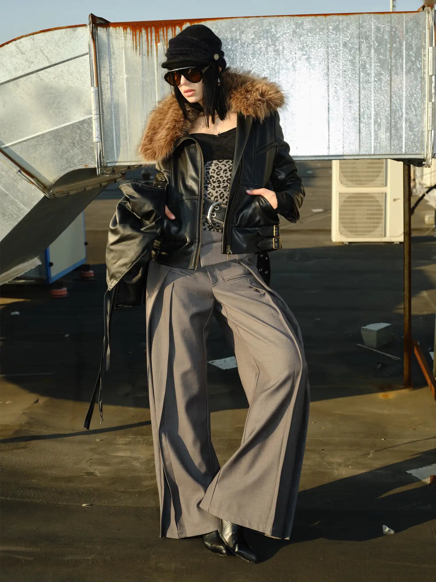 2th Desire Heavy-Duty Punk Quilted Leather Jacket | Canton Collective