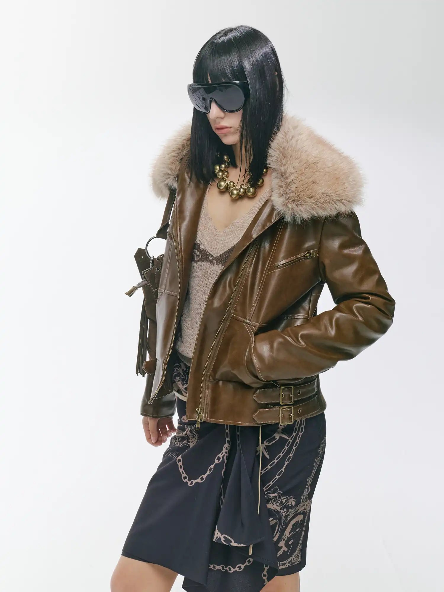 2th Desire Heavy-Duty Punk Quilted Leather Jacket | Canton Collective