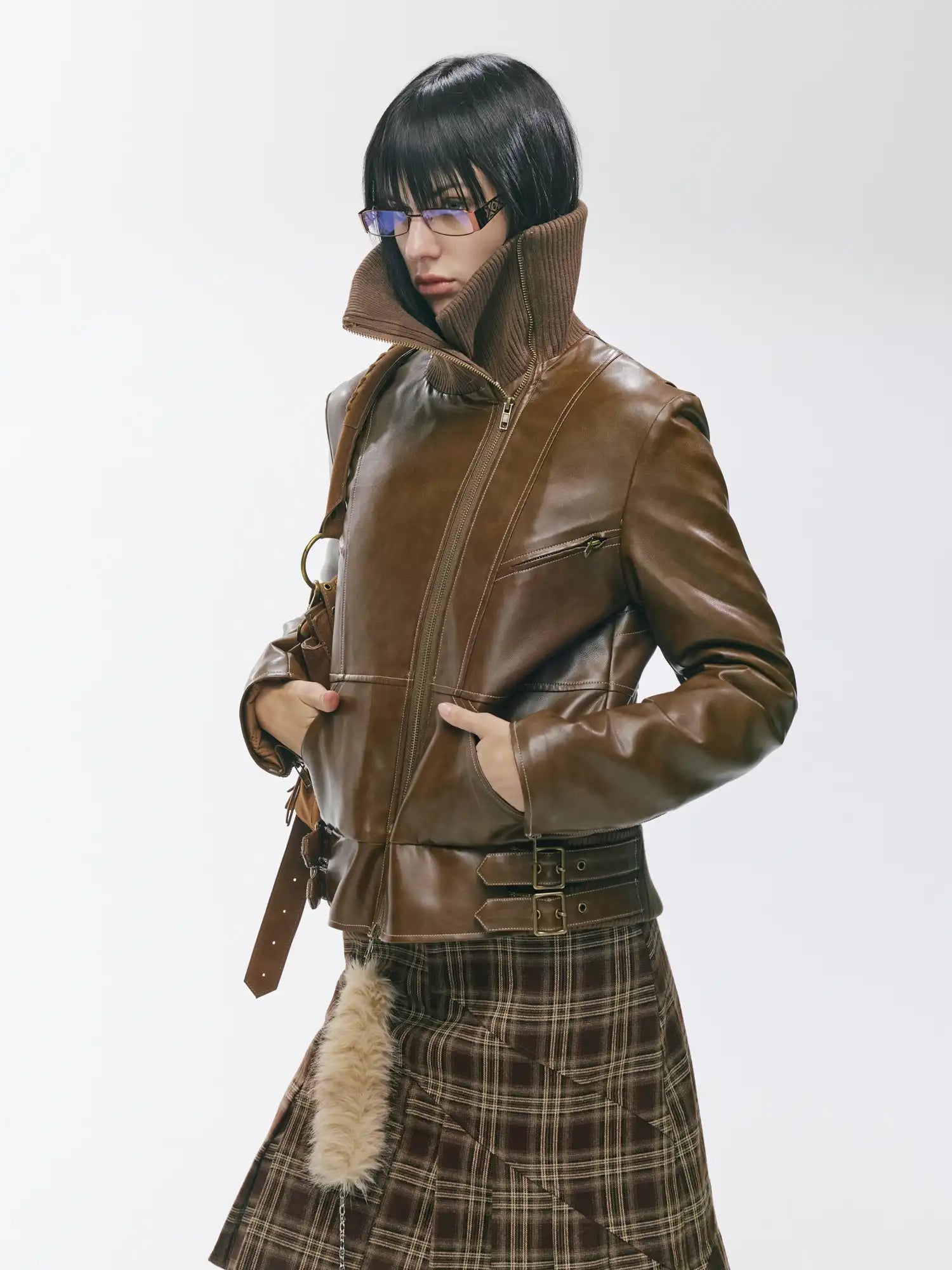 2th Desire Heavy-Duty Punk Quilted Leather Jacket | Canton Collective