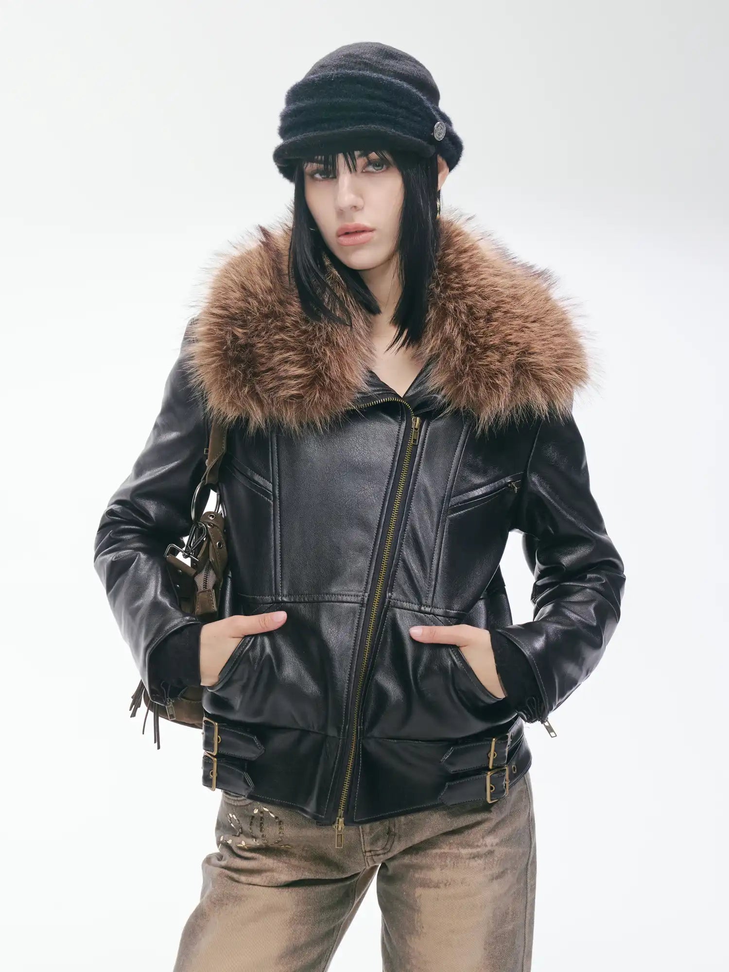 2th Desire Heavy-Duty Punk Quilted Leather Jacket | Canton Collective