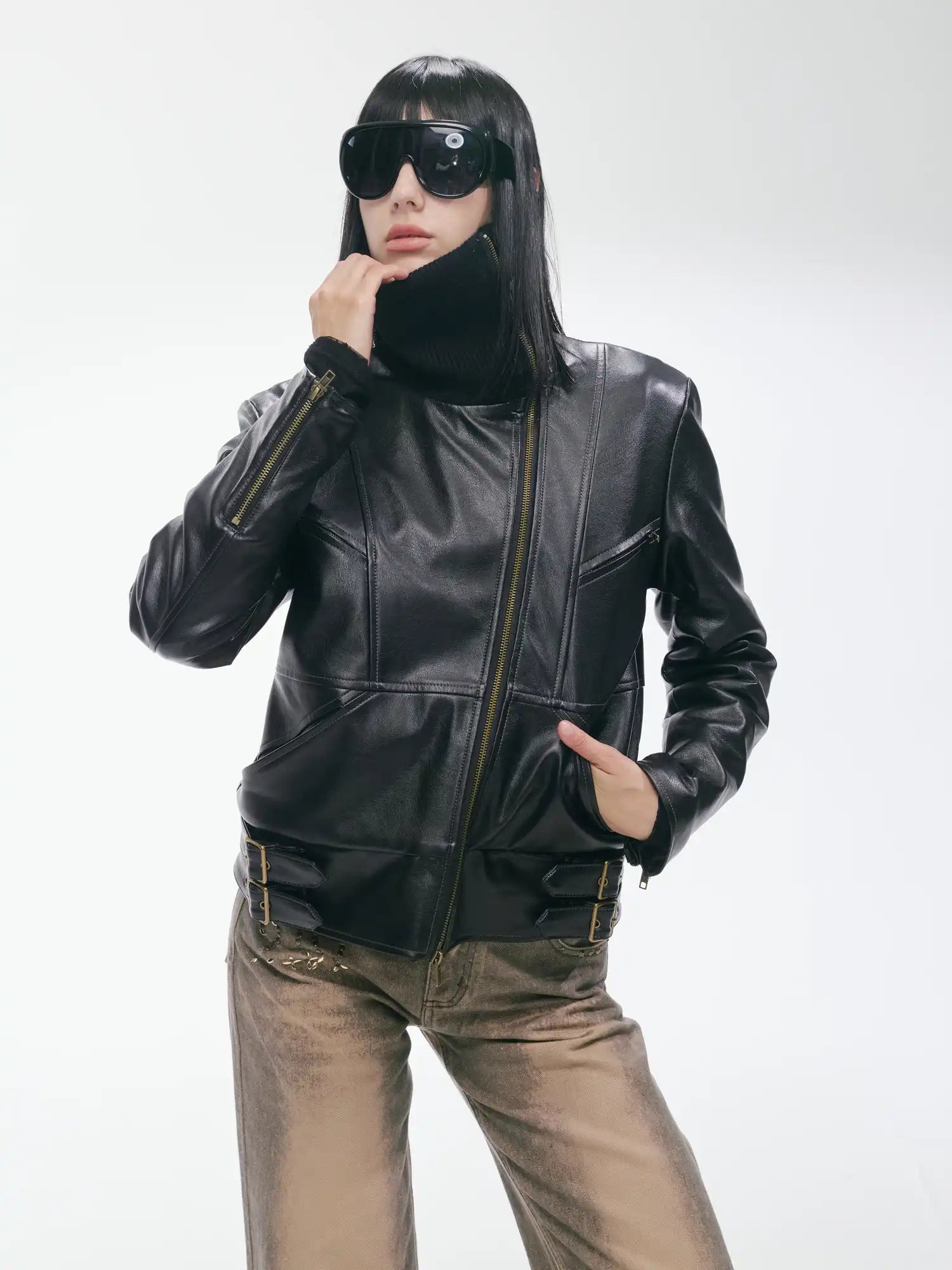 2th Desire Heavy-Duty Punk Quilted Leather Jacket | Canton Collective