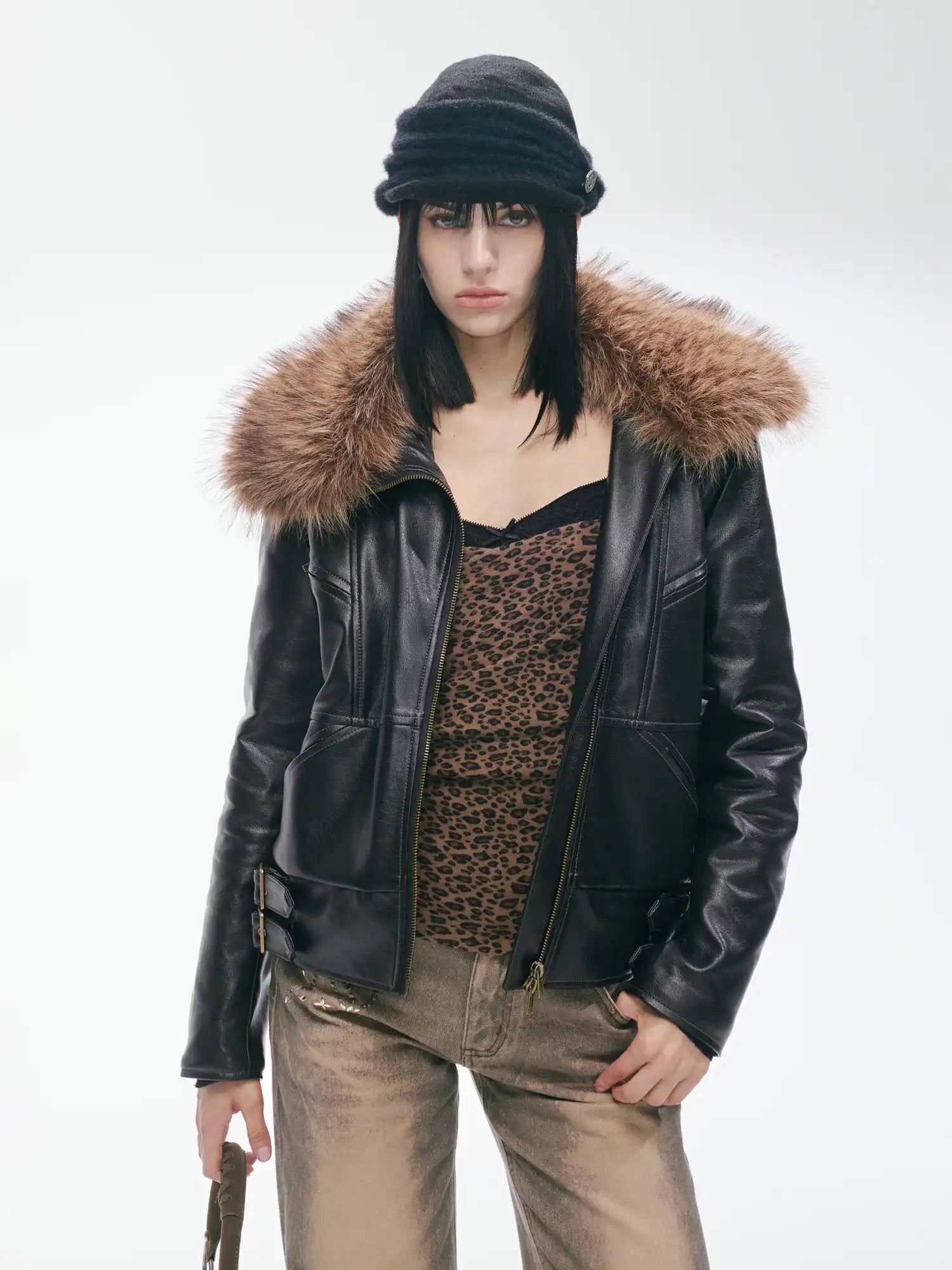 2th Desire Heavy-Duty Punk Quilted Leather Jacket | Canton Collective