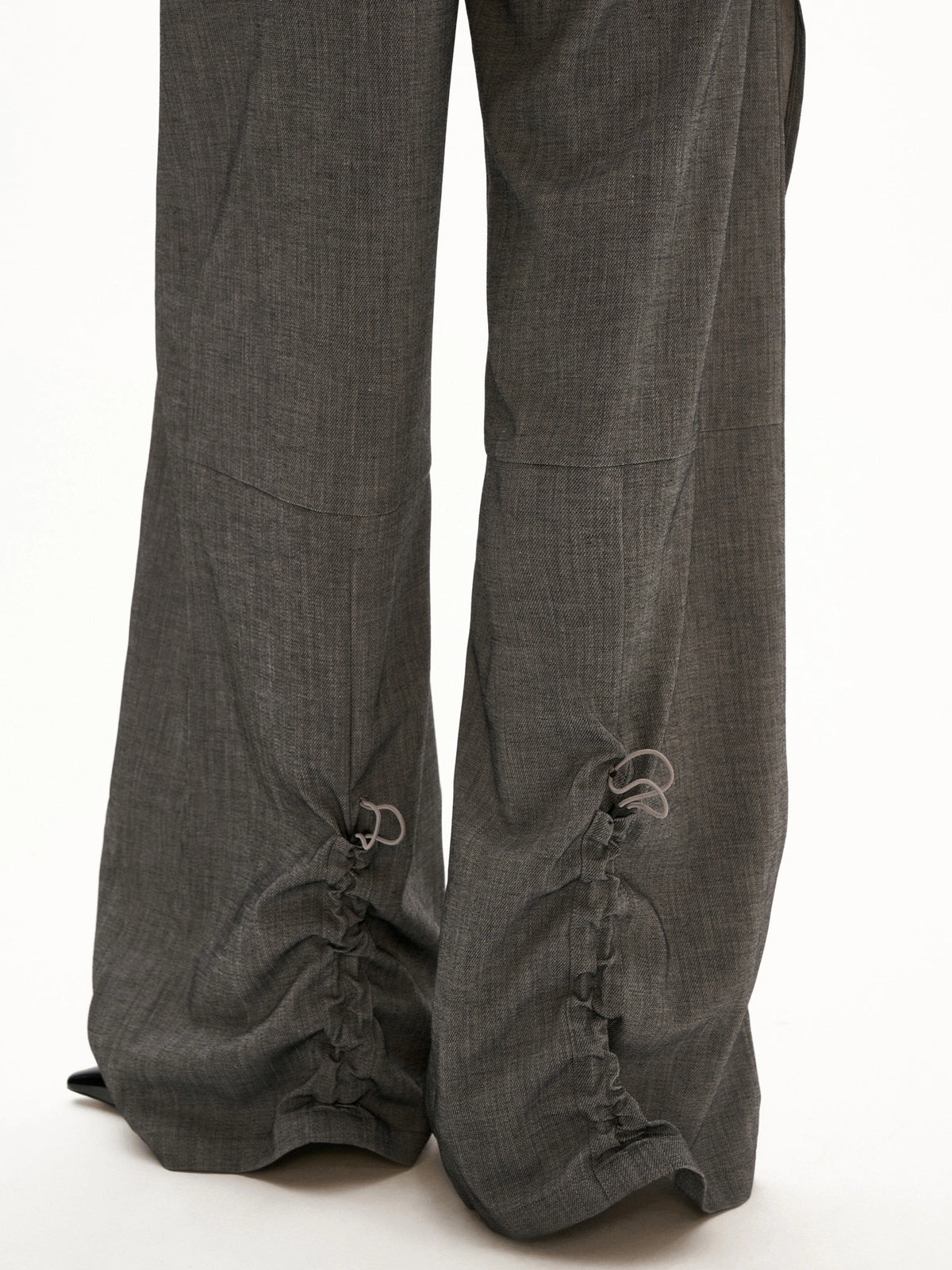 MAMC High Rise Button Fly Wide Leg Trouser | Canton Collective