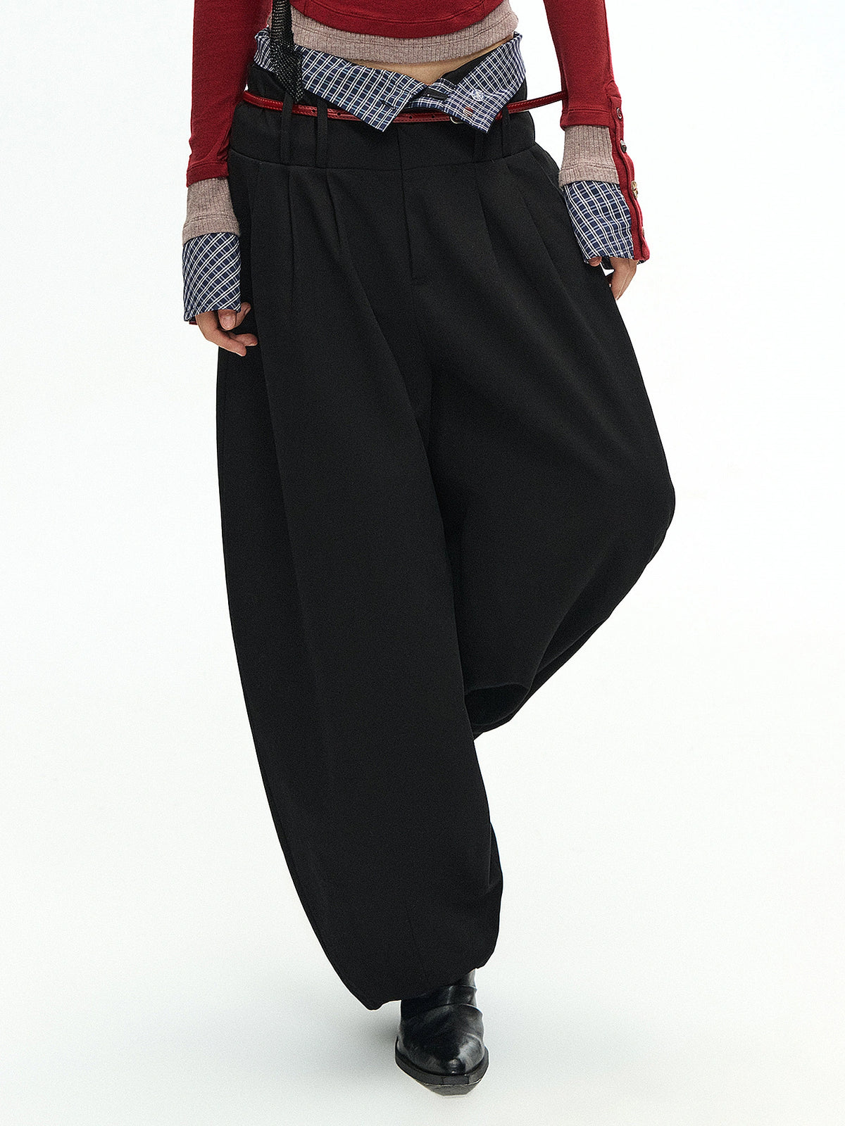 Deleteex High Rise Fold Over Balloon Jeans | Canton Collective