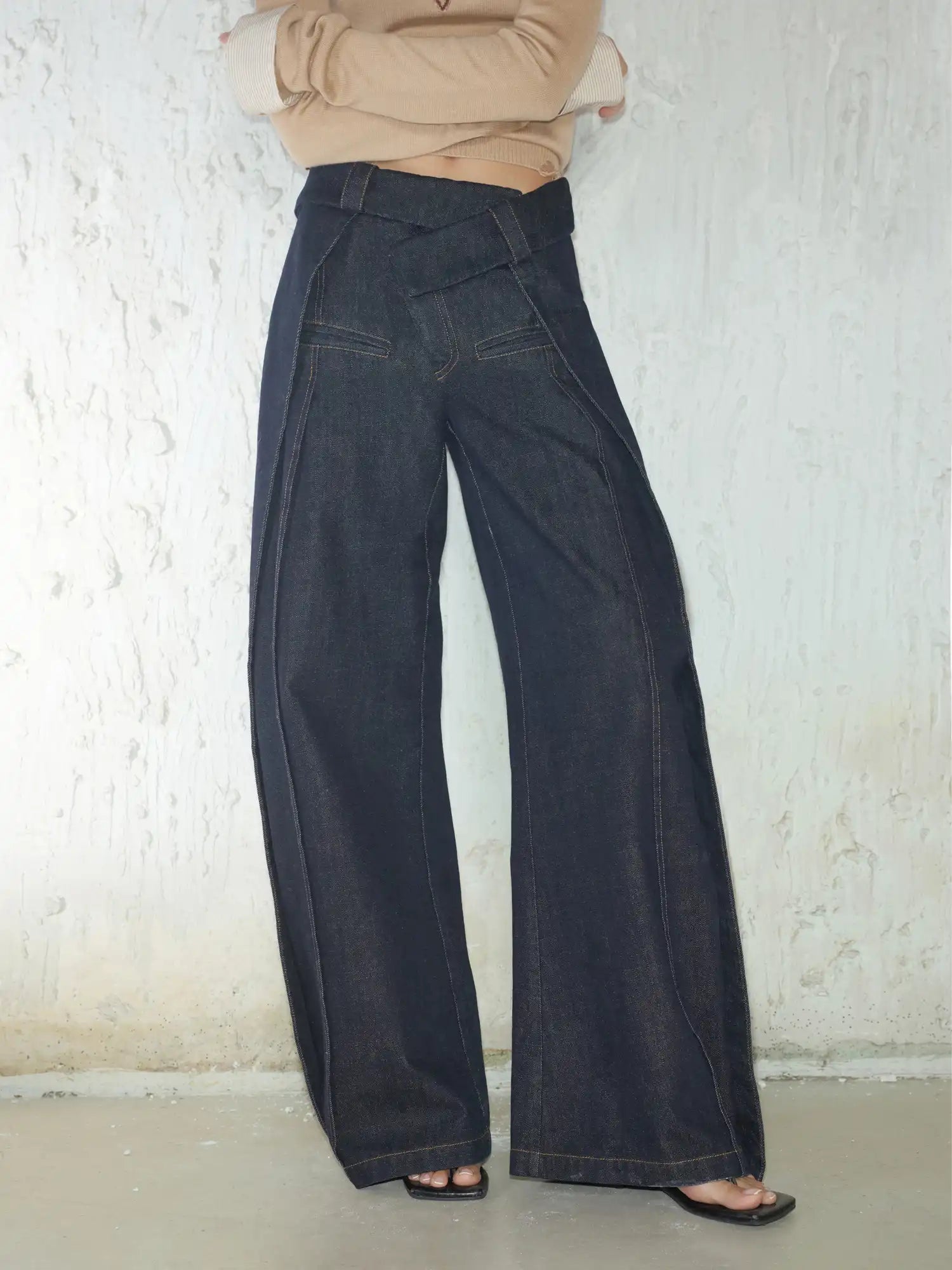 2th Desire Irregular Waistband Pants | Canton Collective