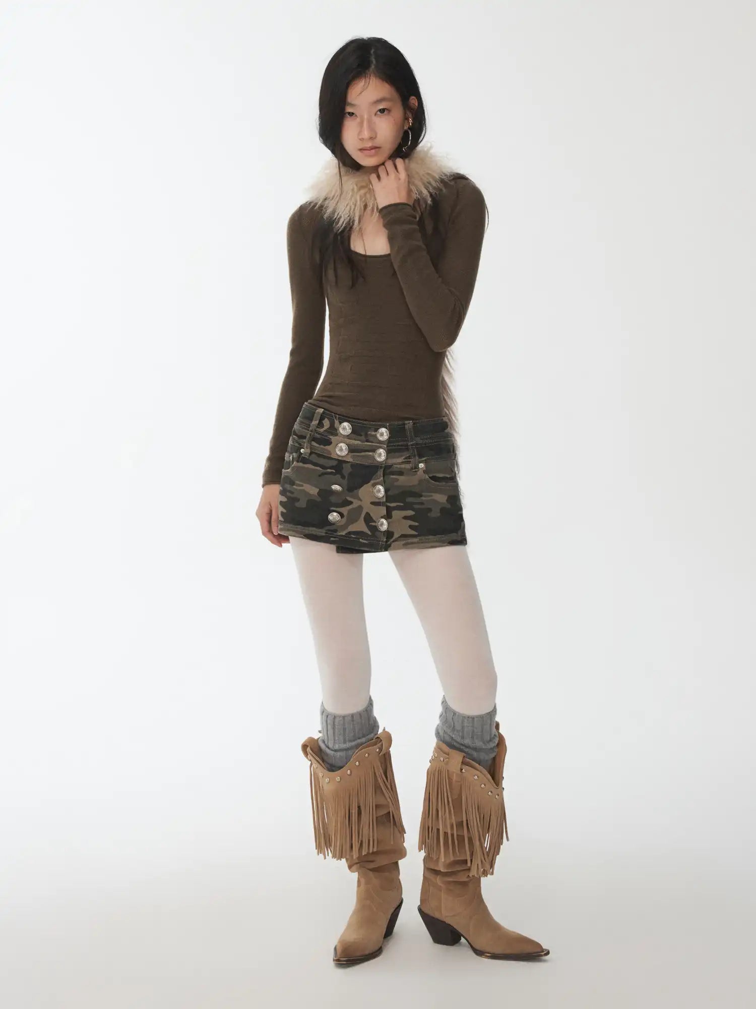 1Jinn Studio Jacquard knitted Top | Canton Collective