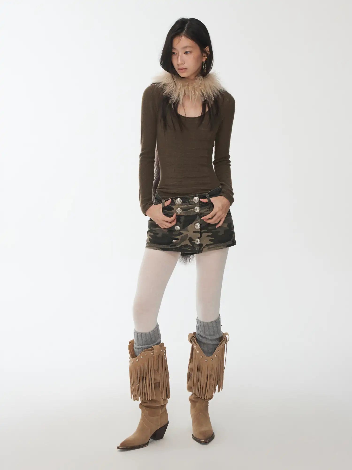 1Jinn Studio Jacquard knitted Top | Canton Collective