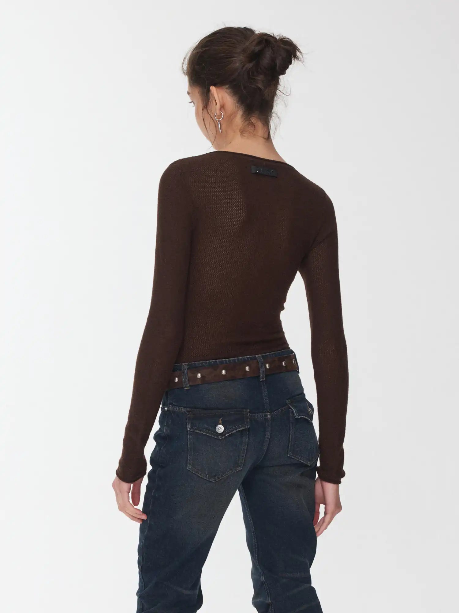 1Jinn Studio Jacquard knitted Top | Canton Collective